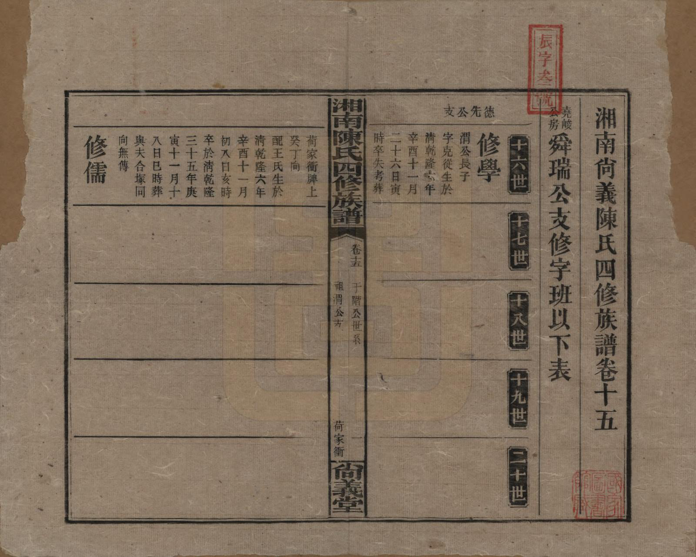 GTJP0107.陈.湖南湘乡.湘南陈氏四修族谱.民国21年[1932]_015.pdf_第1页