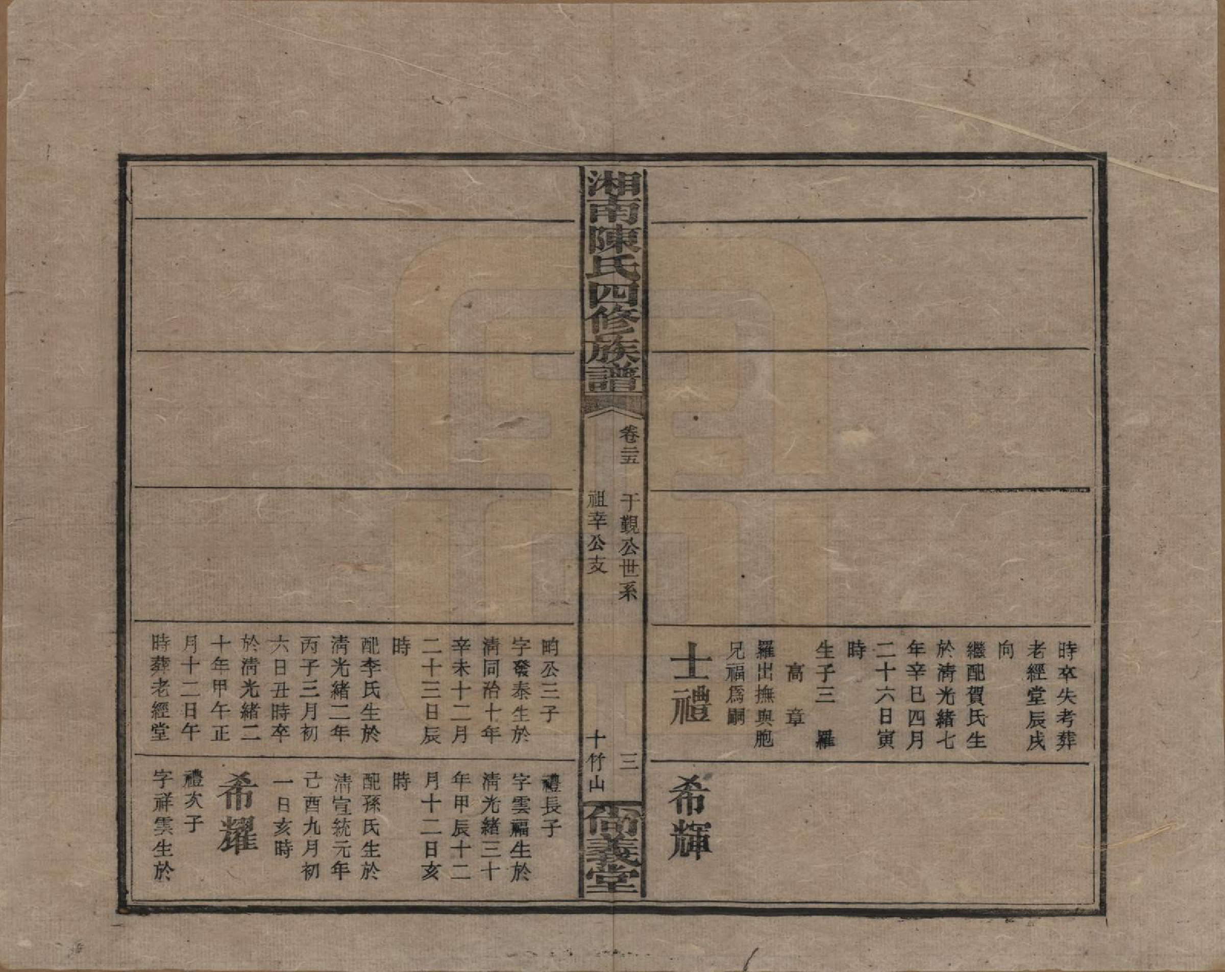 GTJP0107.陈.湖南湘乡.湘南陈氏四修族谱.民国21年[1932]_025.pdf_第3页