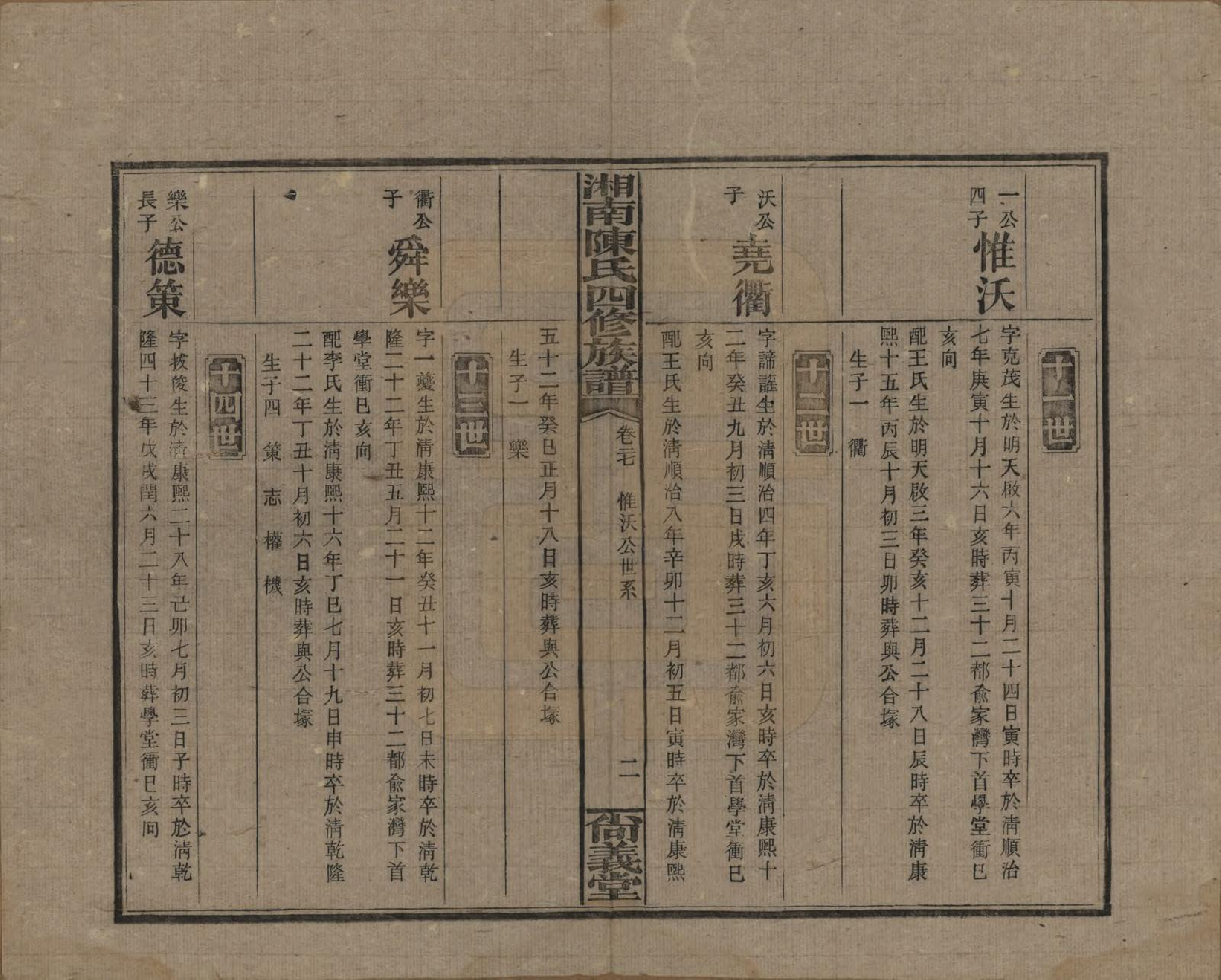 GTJP0107.陈.湖南湘乡.湘南陈氏四修族谱.民国21年[1932]_027.pdf_第2页