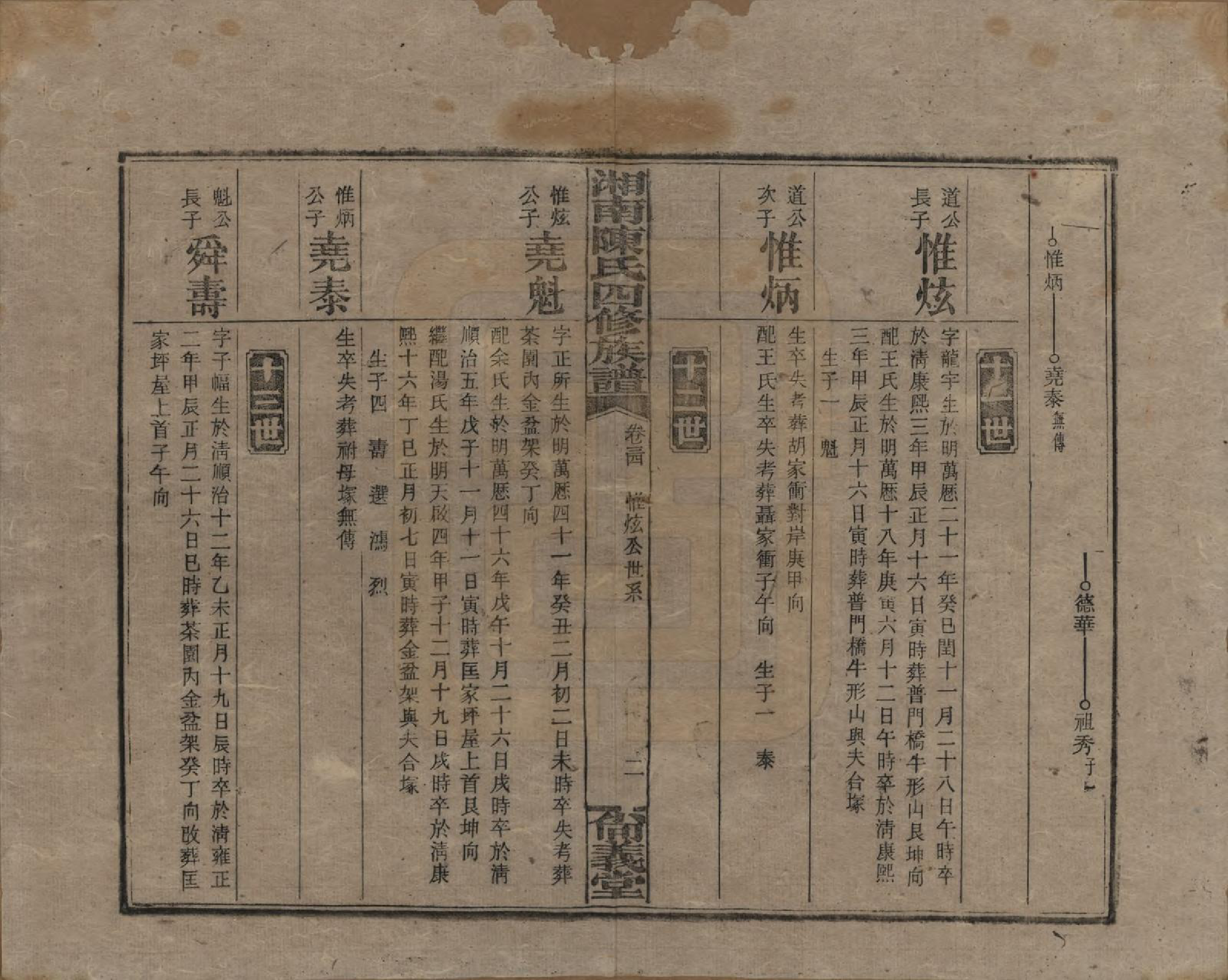 GTJP0107.陈.湖南湘乡.湘南陈氏四修族谱.民国21年[1932]_034.pdf_第2页