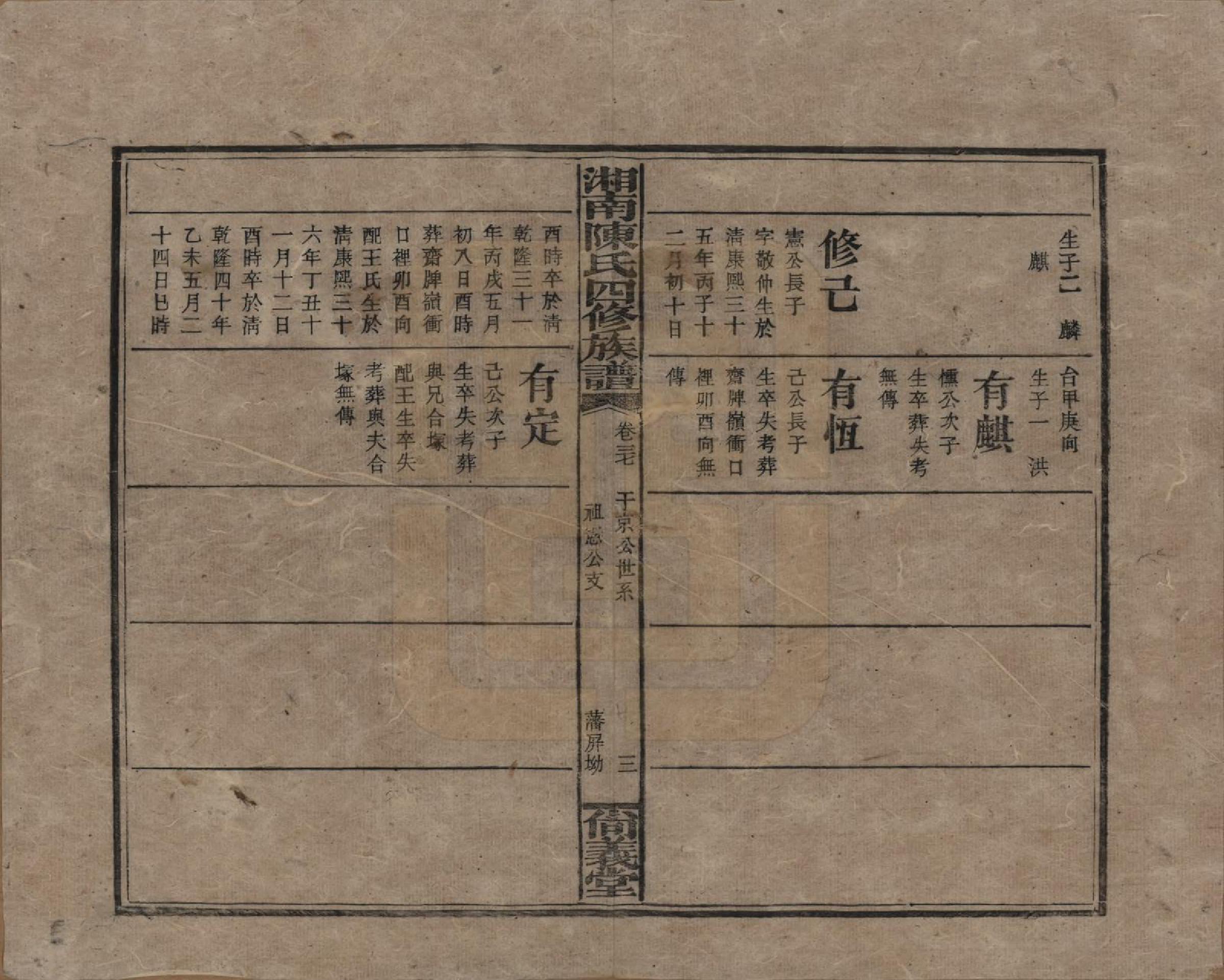 GTJP0107.陈.湖南湘乡.湘南陈氏四修族谱.民国21年[1932]_037.pdf_第3页