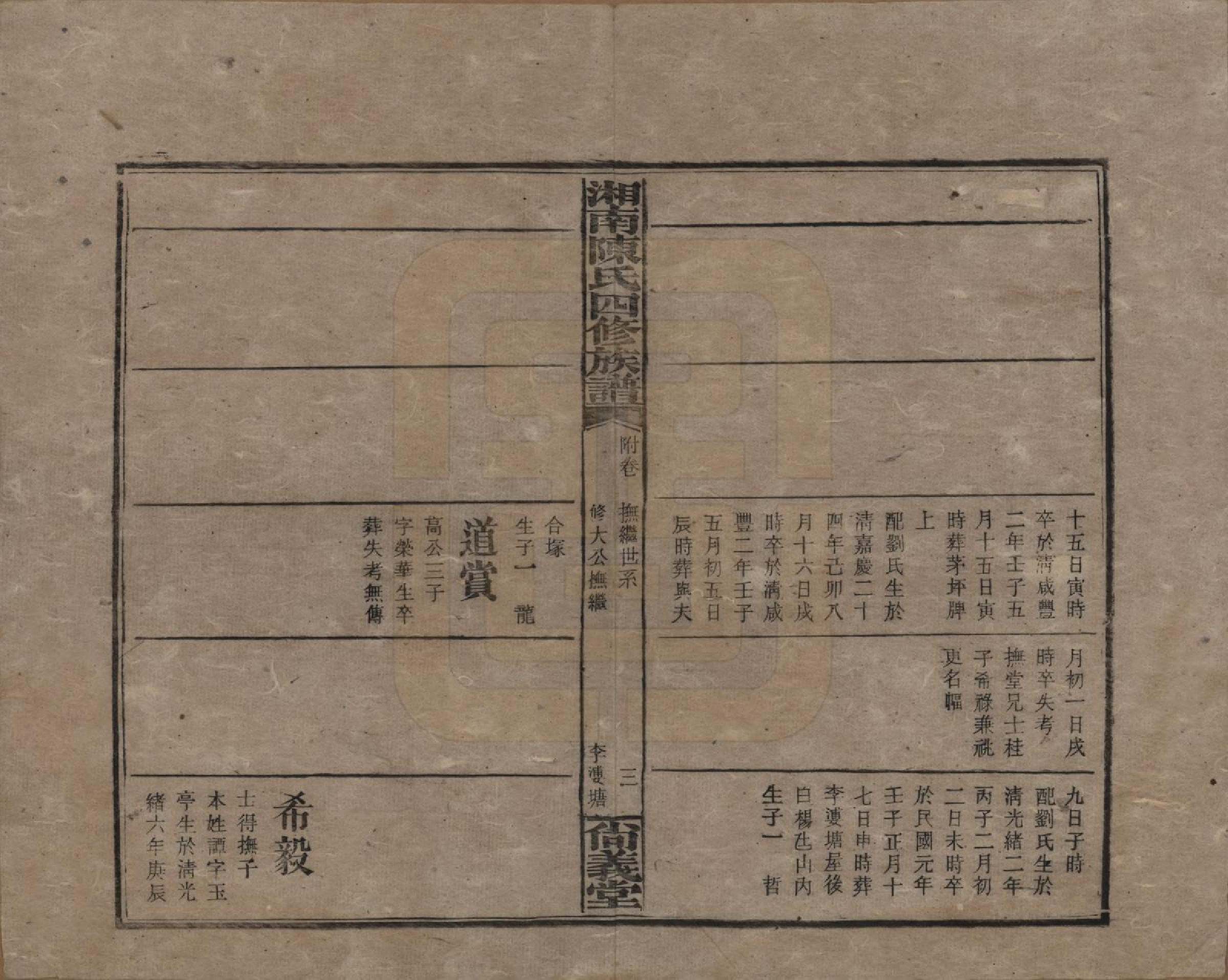 GTJP0107.陈.湖南湘乡.湘南陈氏四修族谱.民国21年[1932]_201.pdf_第3页