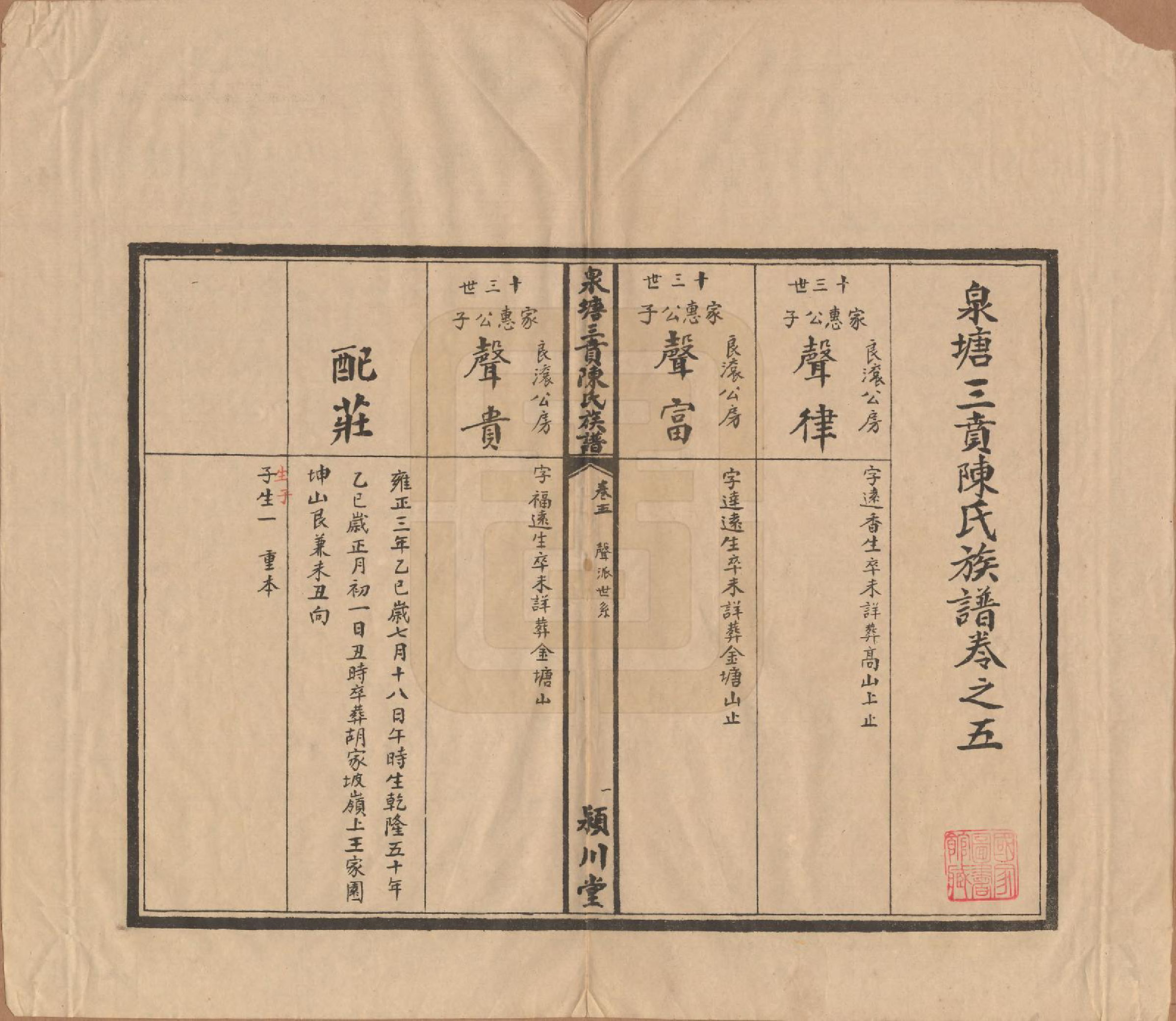 GTJP0109.陈.湖南长沙.泉塘三蕡陈氏族谱.民国25年(1936)_005.pdf_第1页