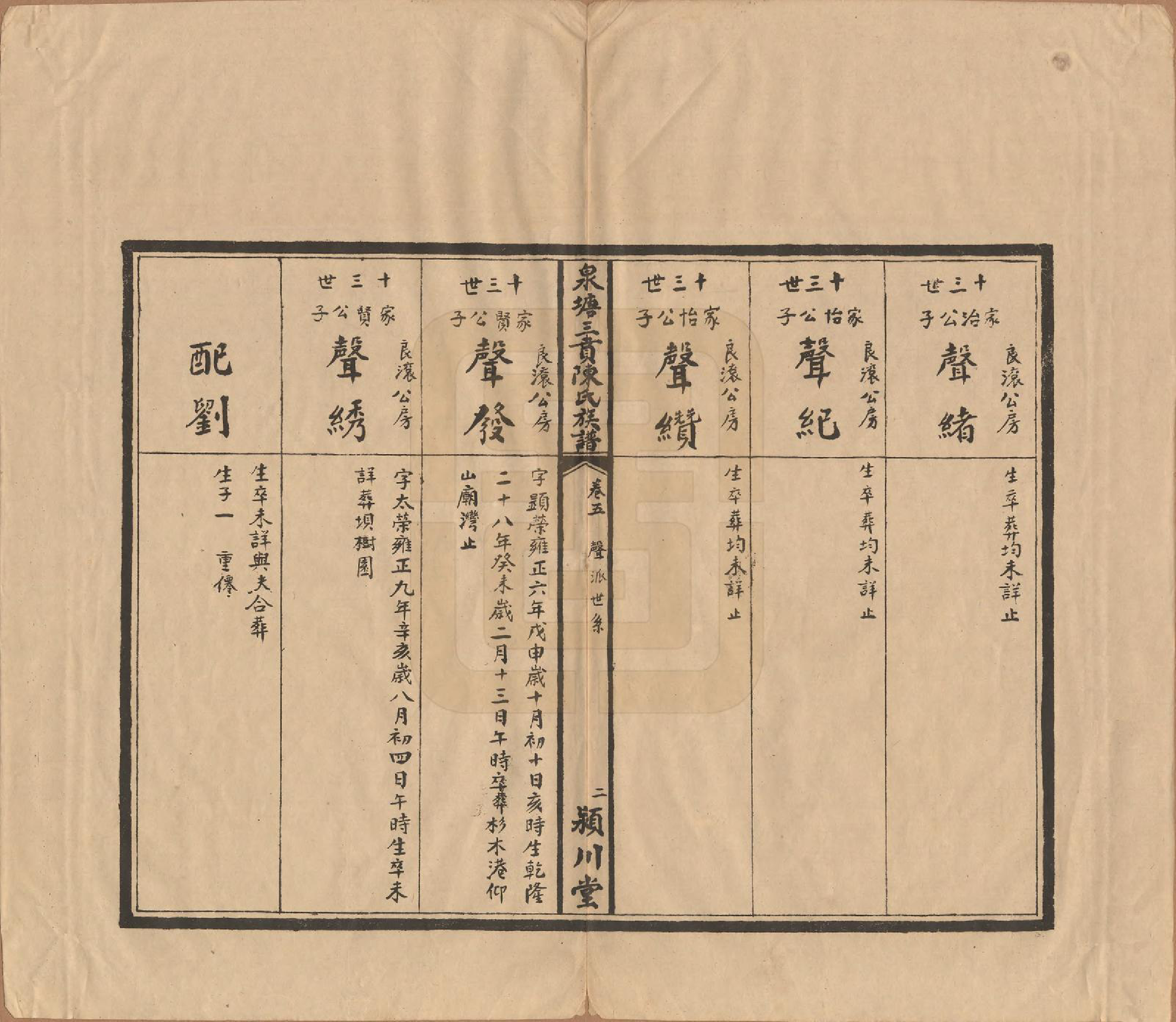 GTJP0109.陈.湖南长沙.泉塘三蕡陈氏族谱.民国25年(1936)_005.pdf_第2页