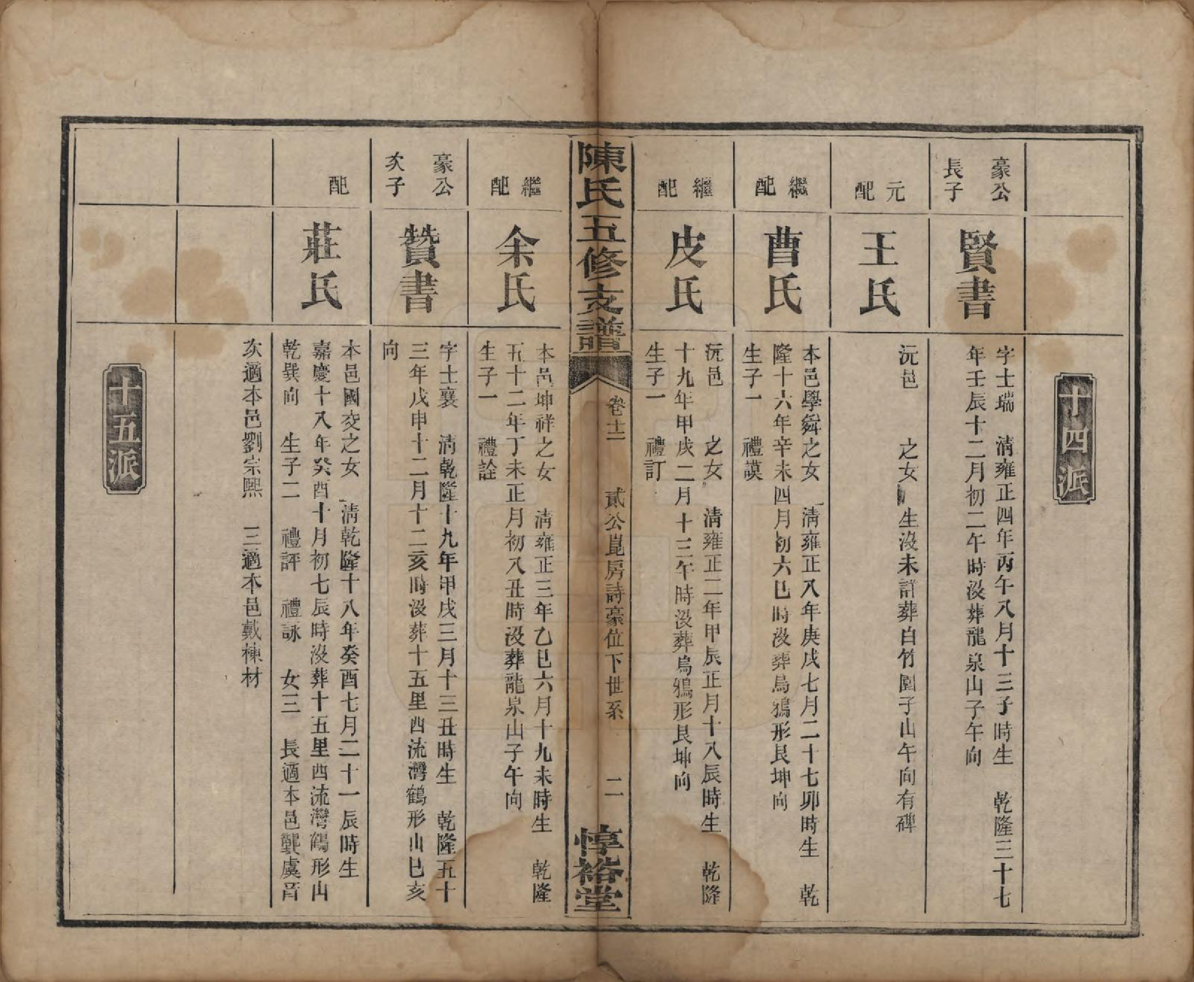 GTJP0113.陈.湖南益阳.陈氏五修支谱.民国35年[1946]_012.pdf_第2页