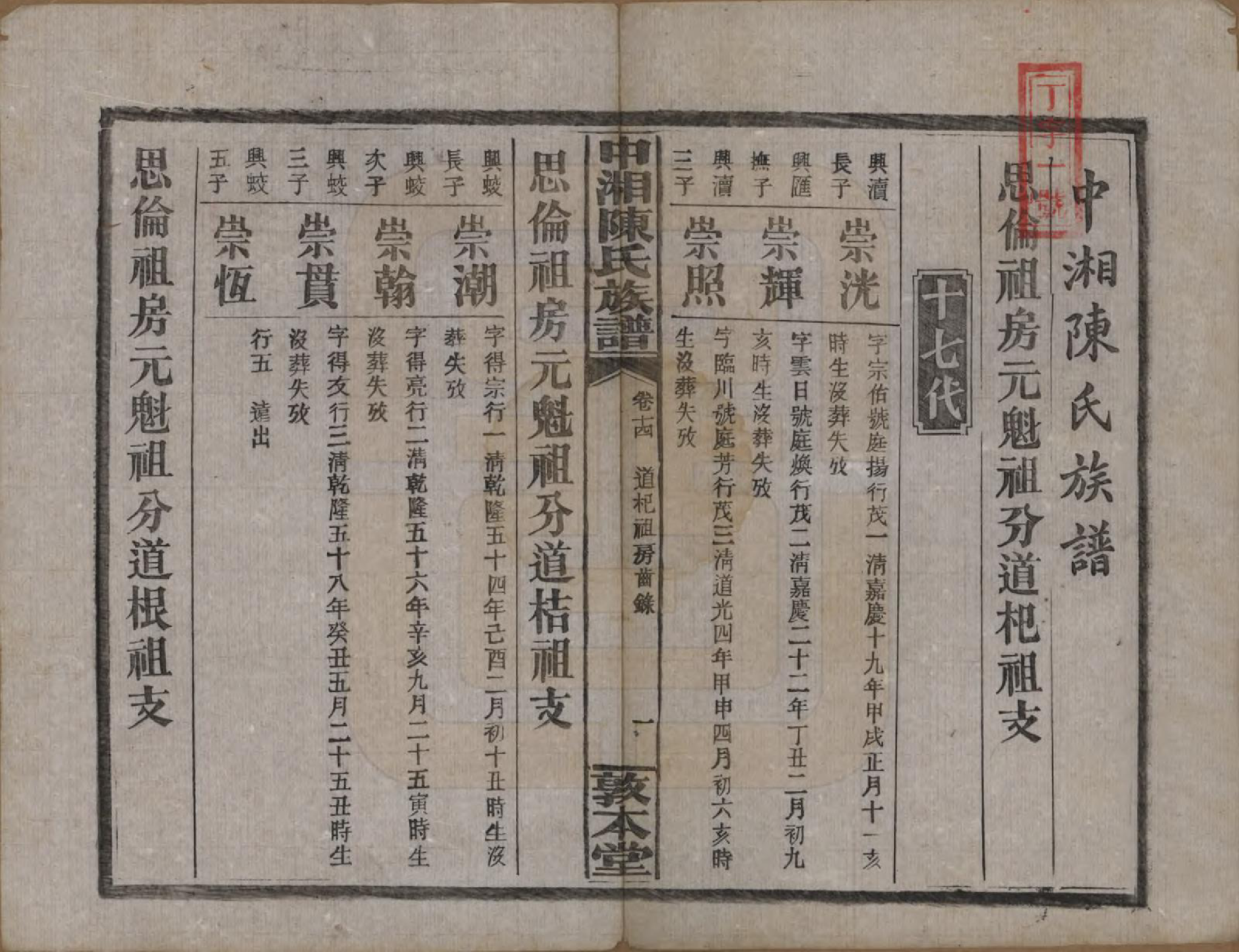 GTJP0133.陈.湖南湘潭.中湘陈氏族谱三十二卷.民国九年（1920）_014.pdf_第2页