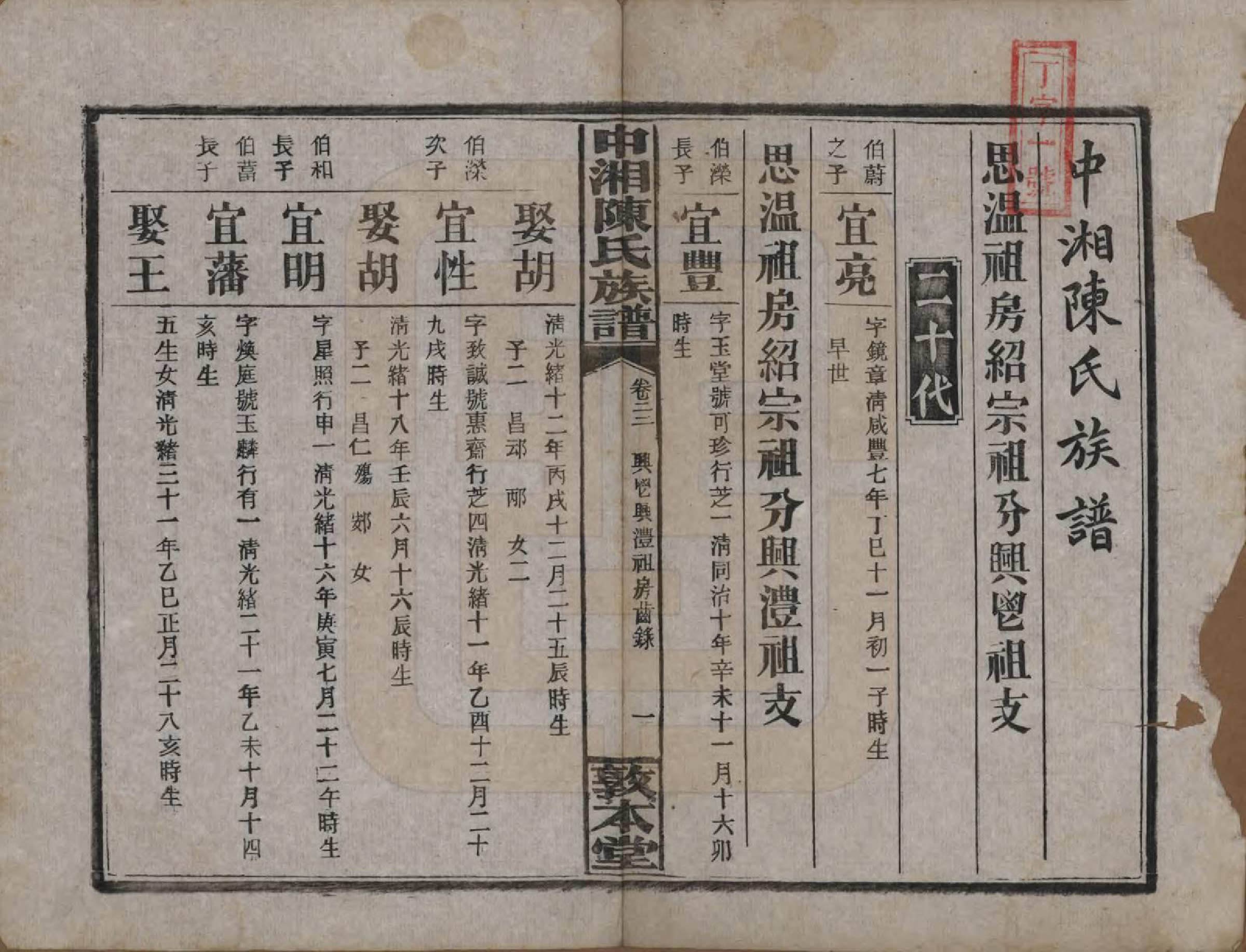 GTJP0133.陈.湖南湘潭.中湘陈氏族谱三十二卷.民国九年（1920）_022.pdf_第2页