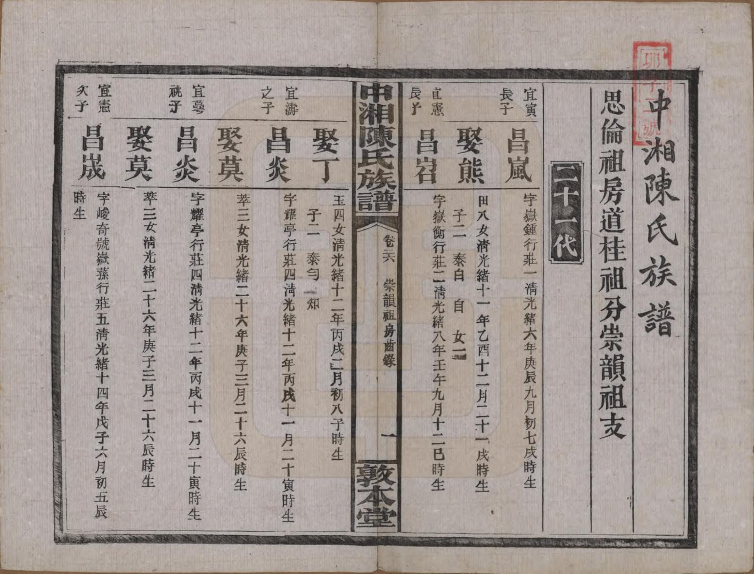 GTJP0133.陈.湖南湘潭.中湘陈氏族谱三十二卷.民国九年（1920）_026.pdf_第2页