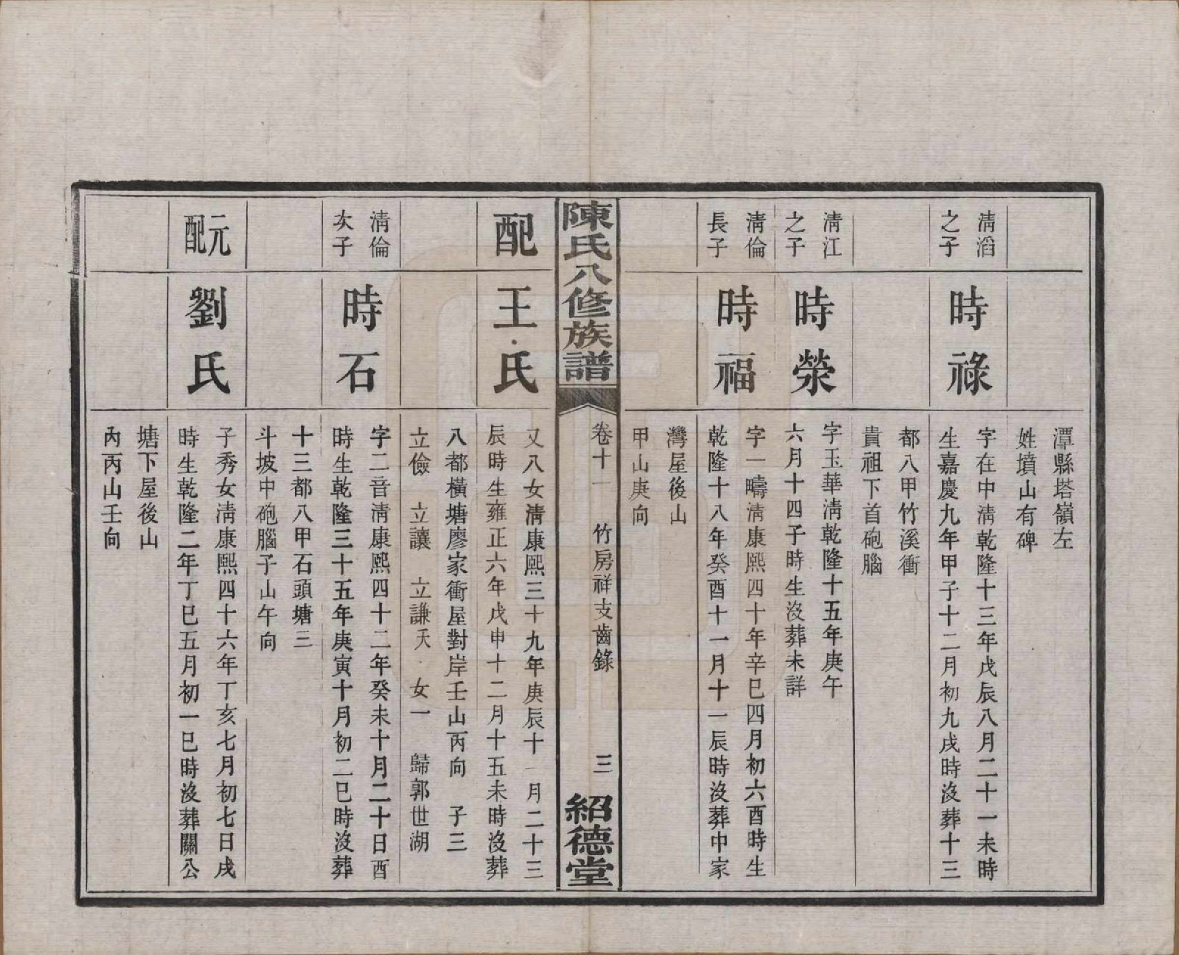 GTJP0157.陈.湖南湘潭.陈氏八修持族谱二十八卷.民国十五年（1926）_011.pdf_第3页