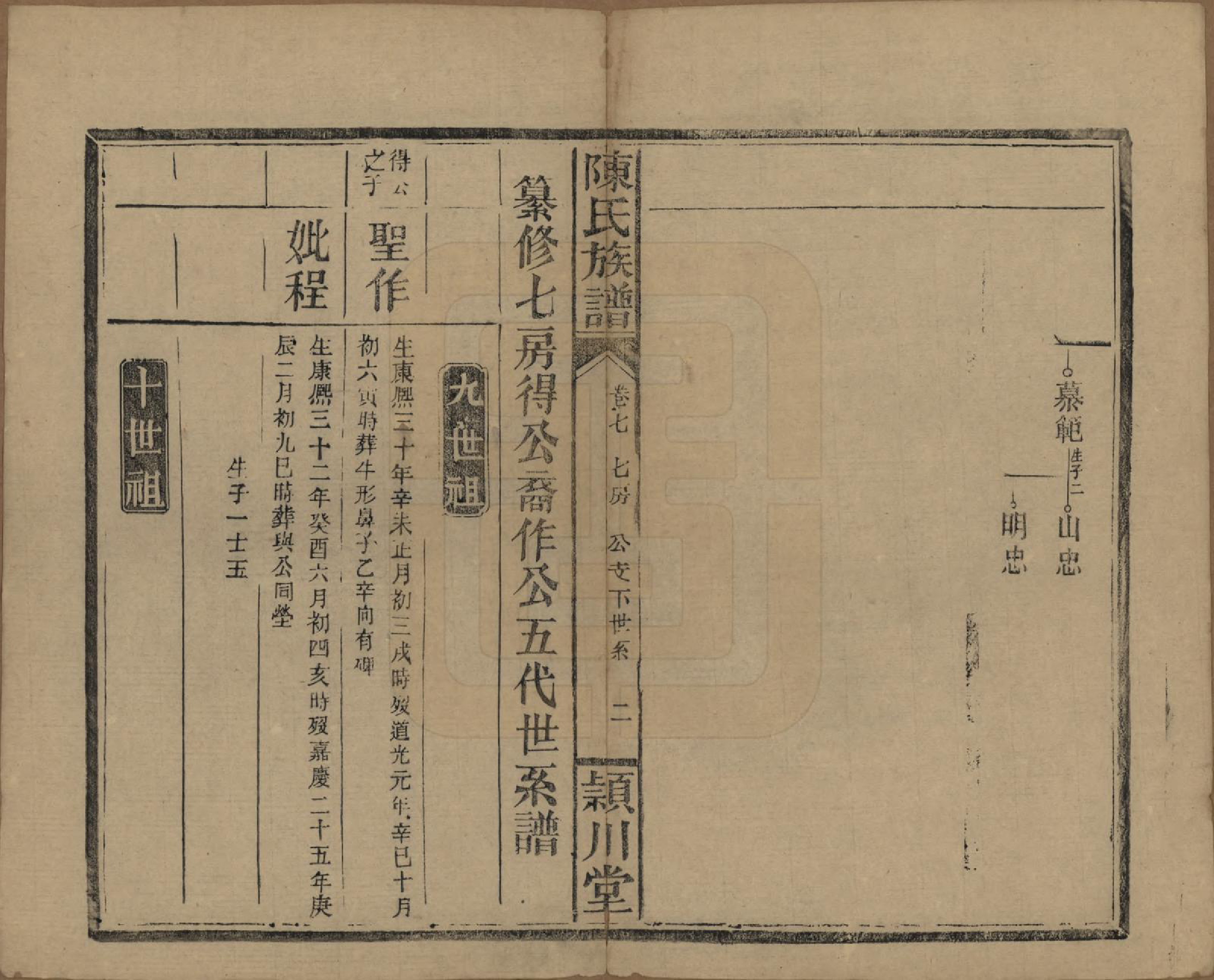 GTJP0163.陈.湖南澧阳.陈氏族谱.民国四年(1915)_009.pdf_第2页