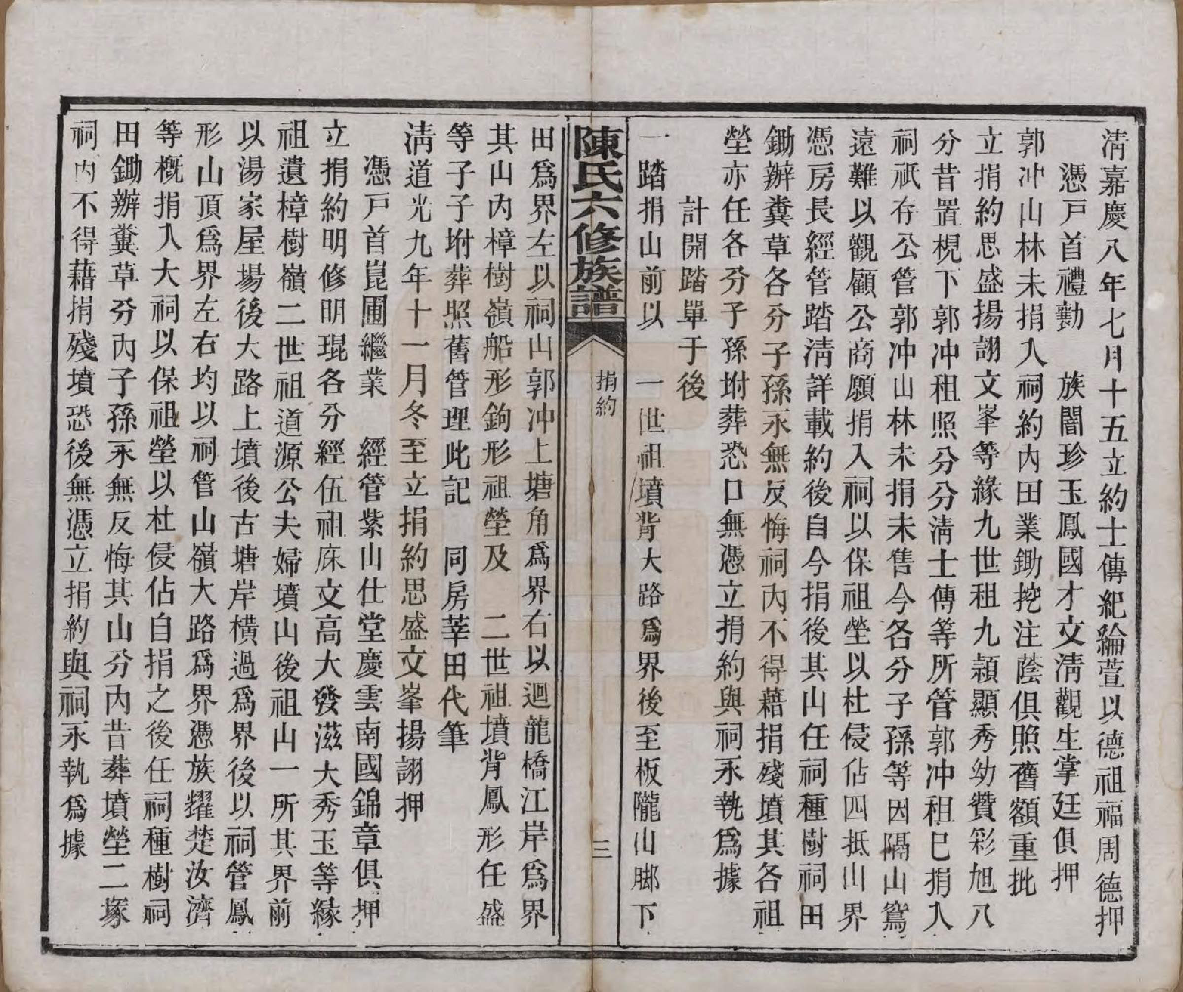 GTJP0164.陈.湖南茶陵.搏上陈氏六修族谱.民国四年(1915)_002.pdf_第3页