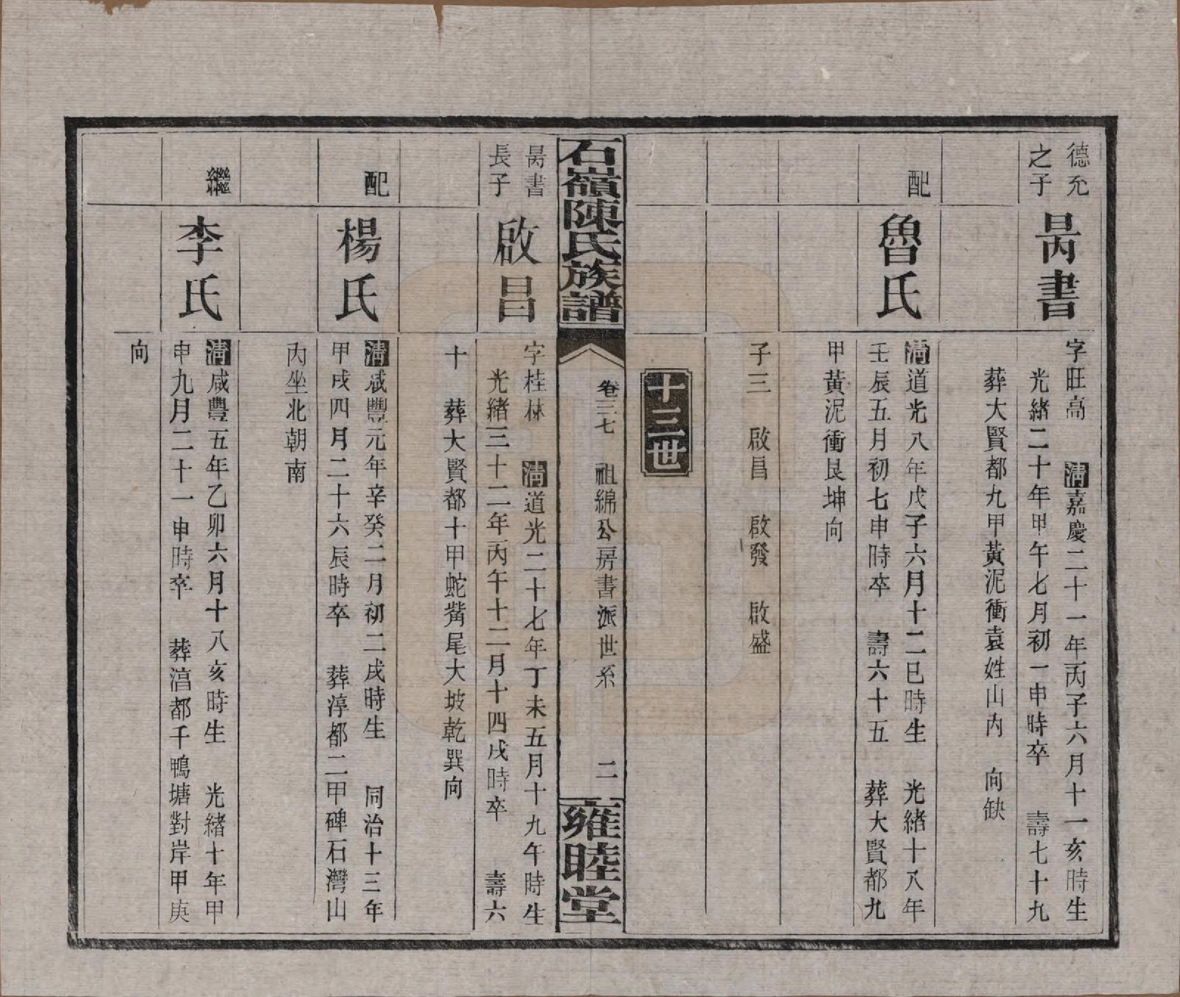 GTJP0168.陈.湖南长沙.石岭陈氏族谱.民国五年(1916)_037.pdf_第2页