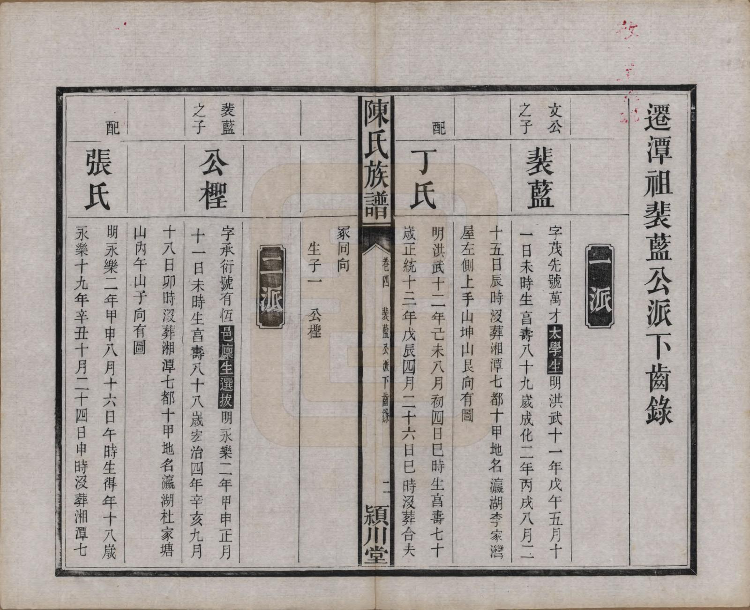 GTJP0200.陈.湖南湘潭.陈氏族谱八卷.清光绪十九年（1893）_004.pdf_第2页