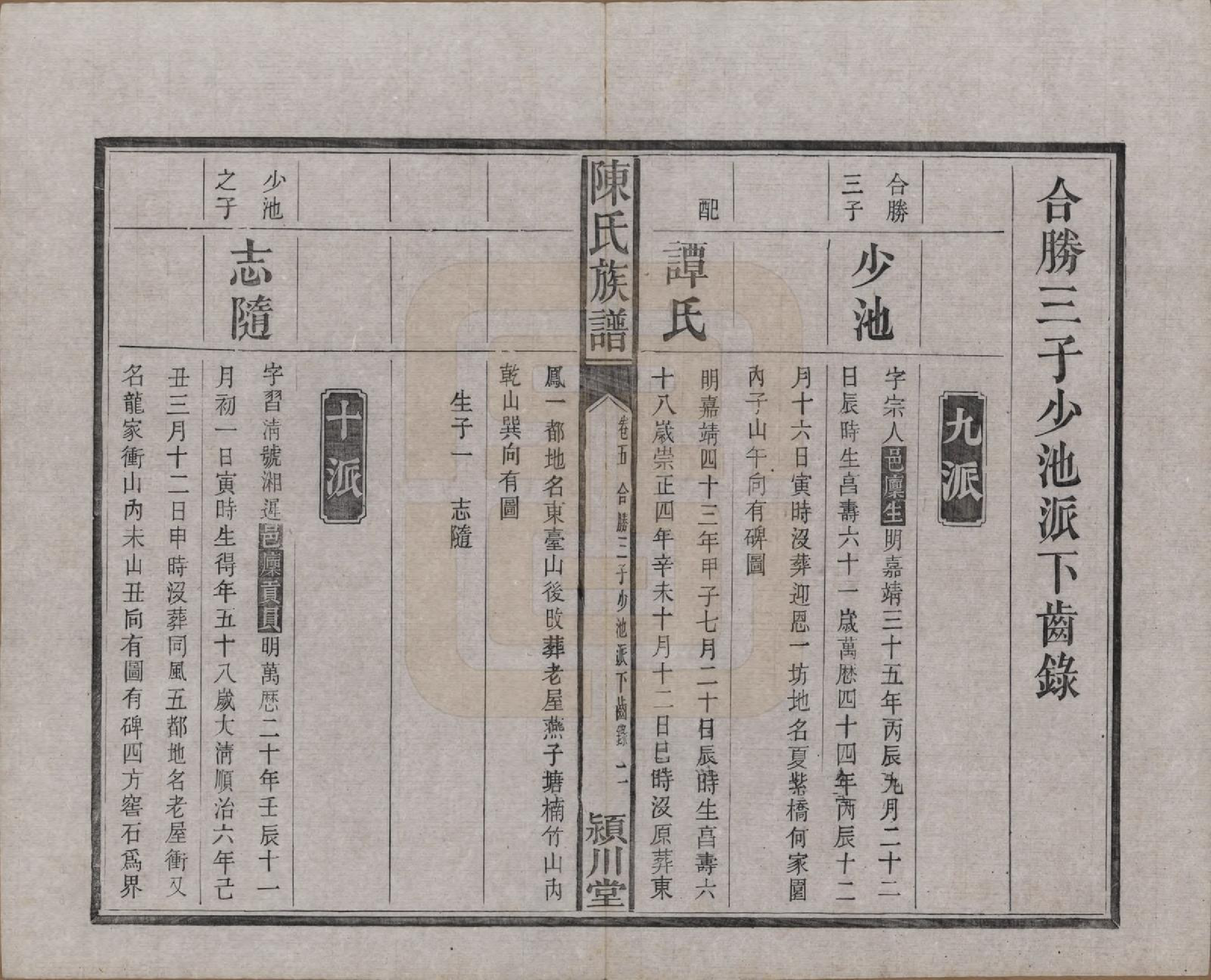 GTJP0200.陈.湖南湘潭.陈氏族谱八卷.清光绪十九年（1893）_005.pdf_第3页