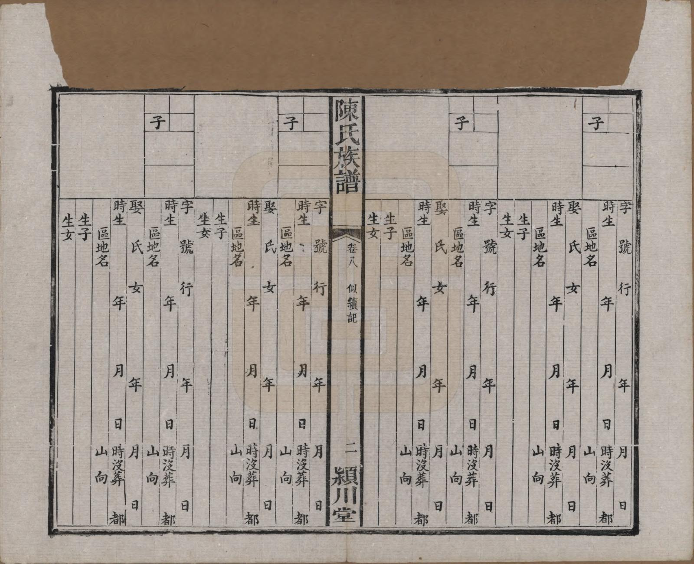 GTJP0200.陈.湖南湘潭.陈氏族谱八卷.清光绪十九年（1893）_008.pdf_第2页