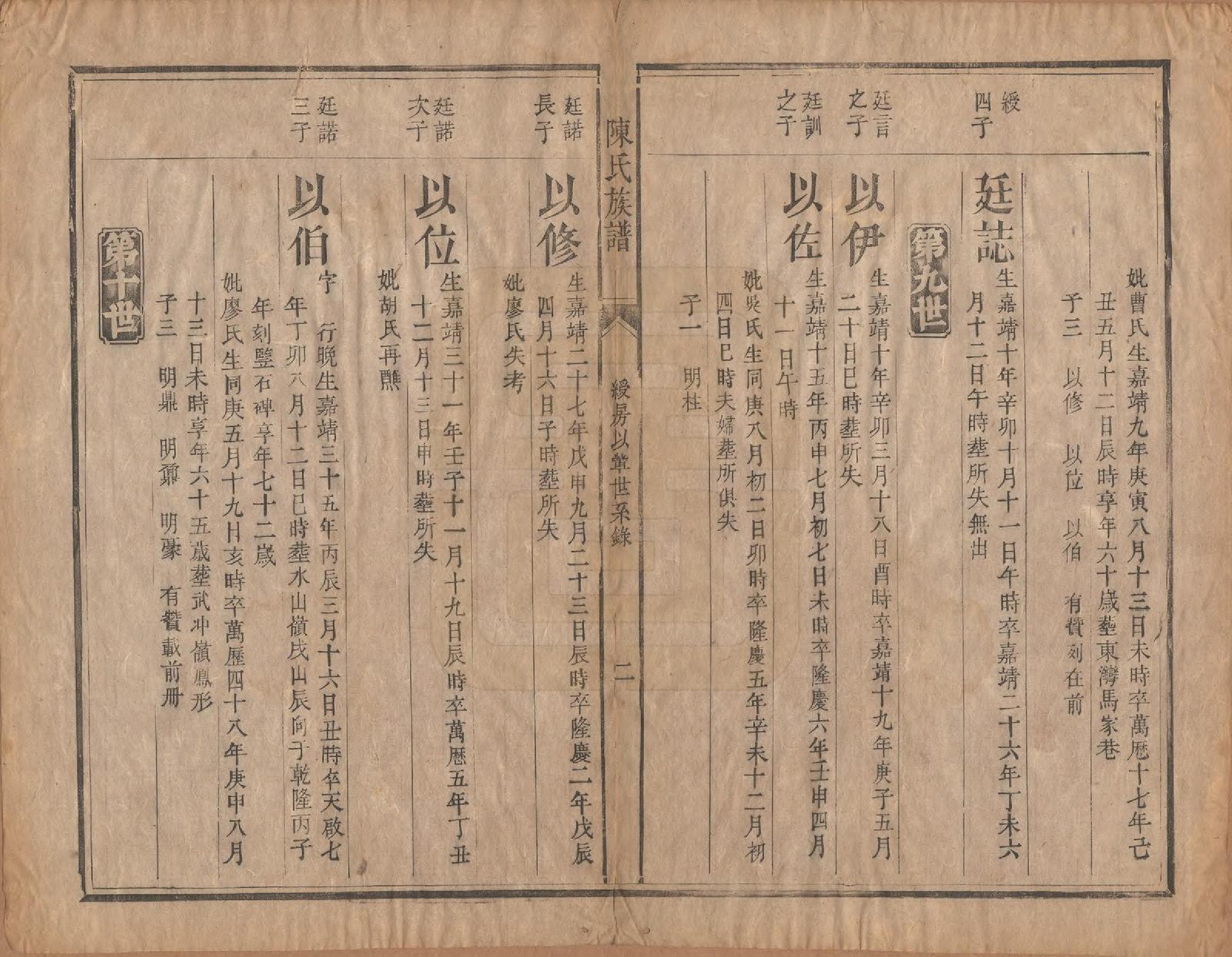 GTJP0215.陈.湖南郴州.陈氏族谱不分卷.清同治三年（1864）_003.pdf_第2页