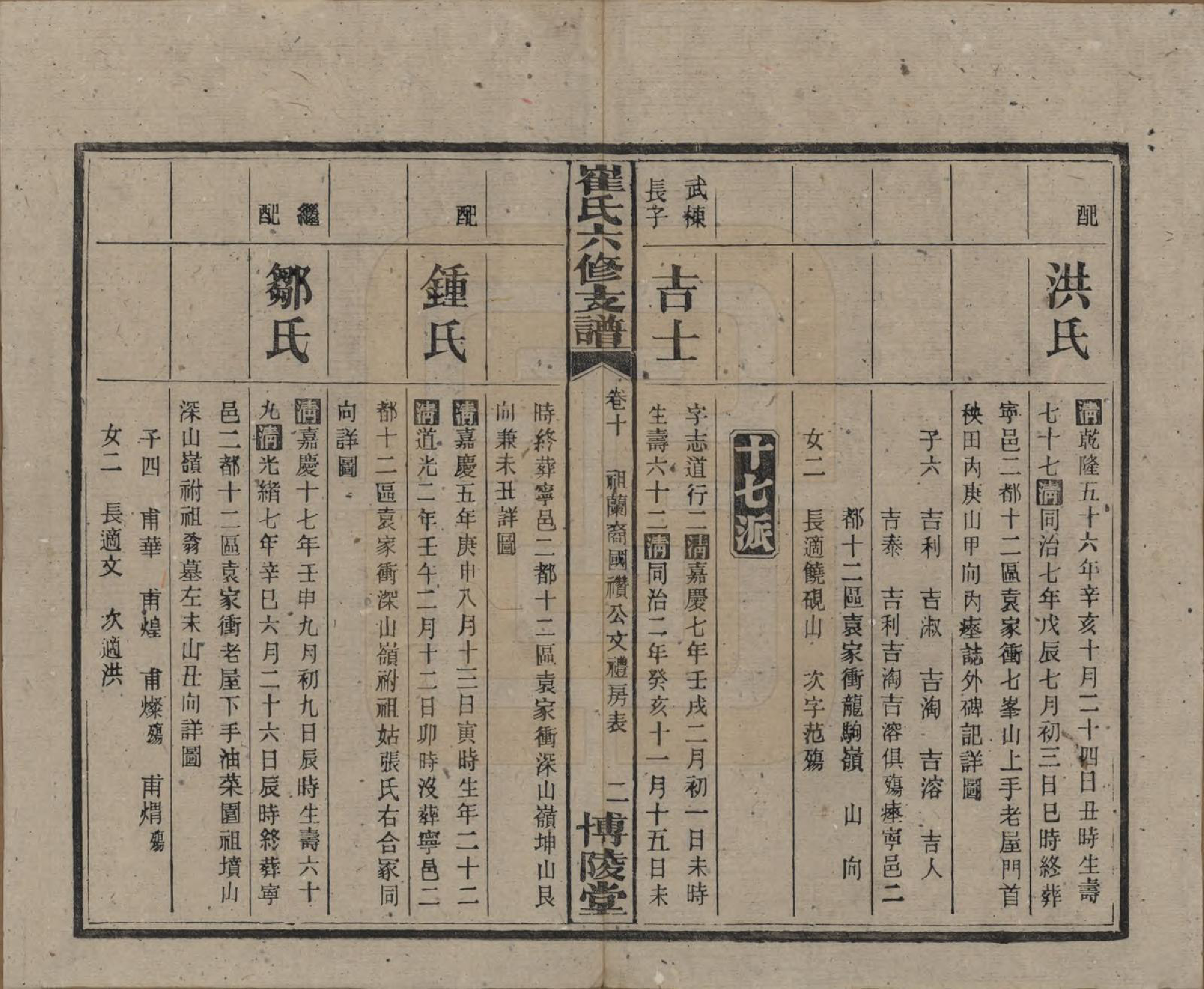 GTJP0247.崔.湖南宁乡.崔氏六修支谱十二卷.民国三十三年（1944）_010.pdf_第2页