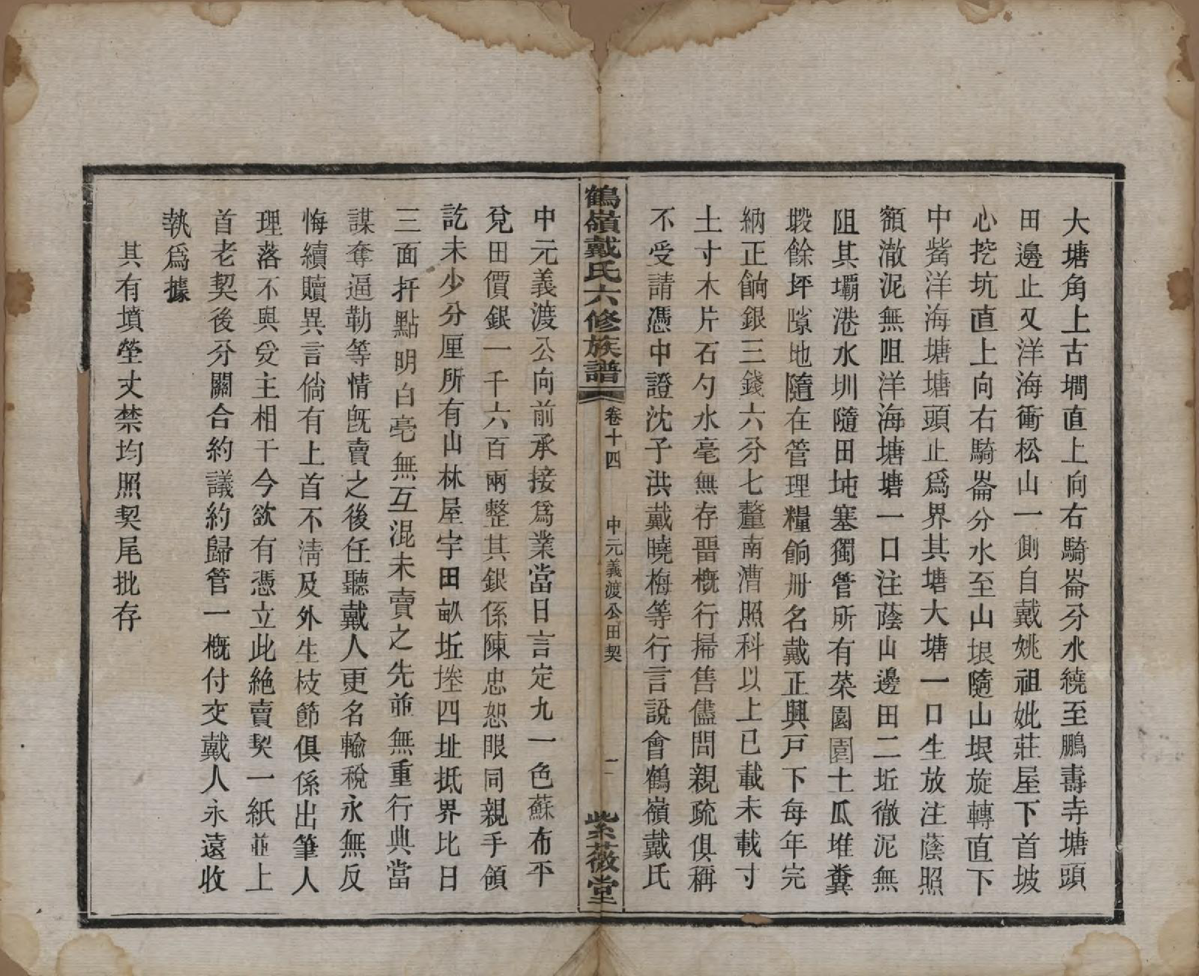 GTJP0252.戴.湖南湘潭.鹤岭戴氏六修族谱.民国20年(1921)_014.pdf_第2页