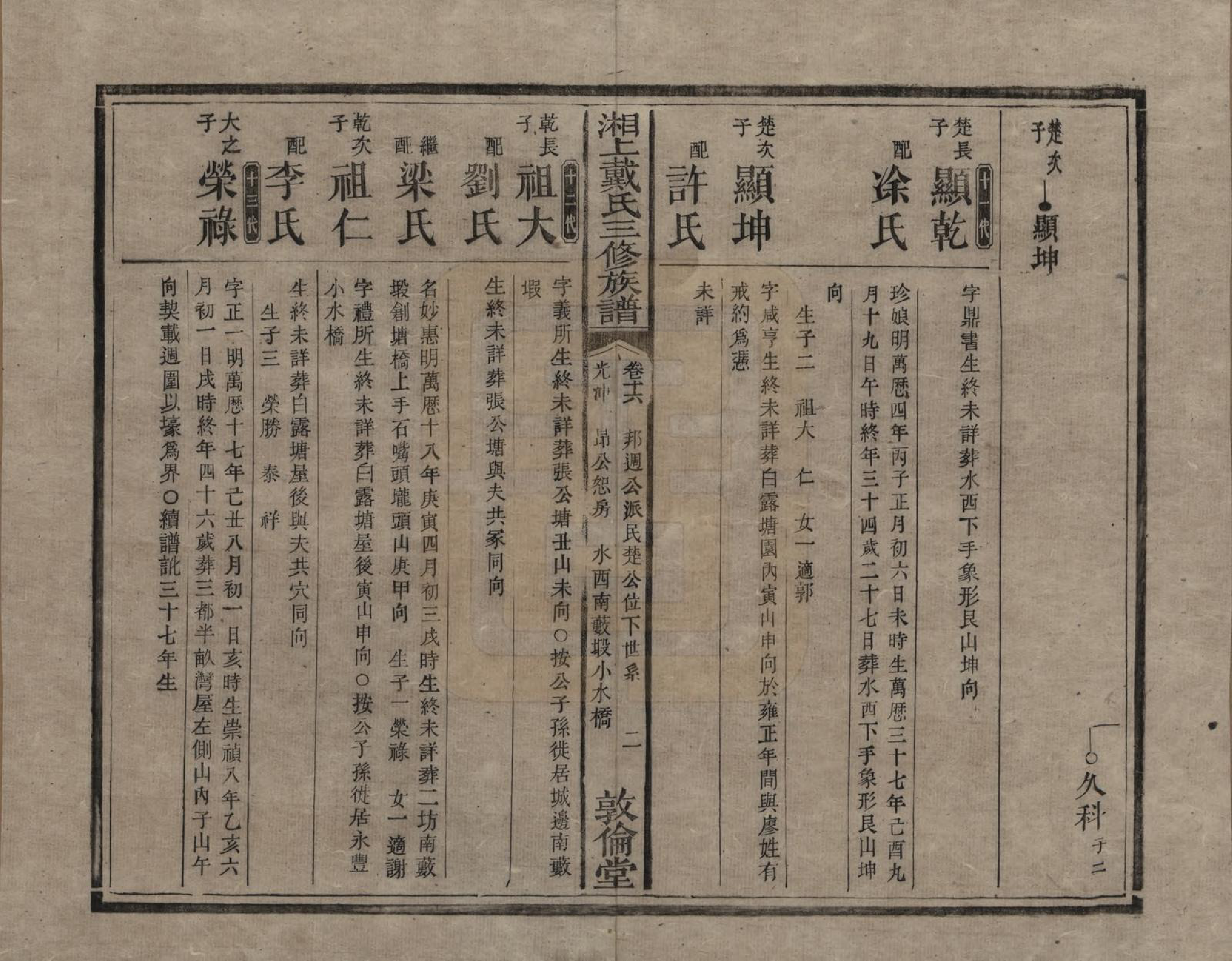 GTJP0259.戴.湖南湘潭.湘上戴氏三修族谱.清光绪12年[1886]_016.pdf_第2页