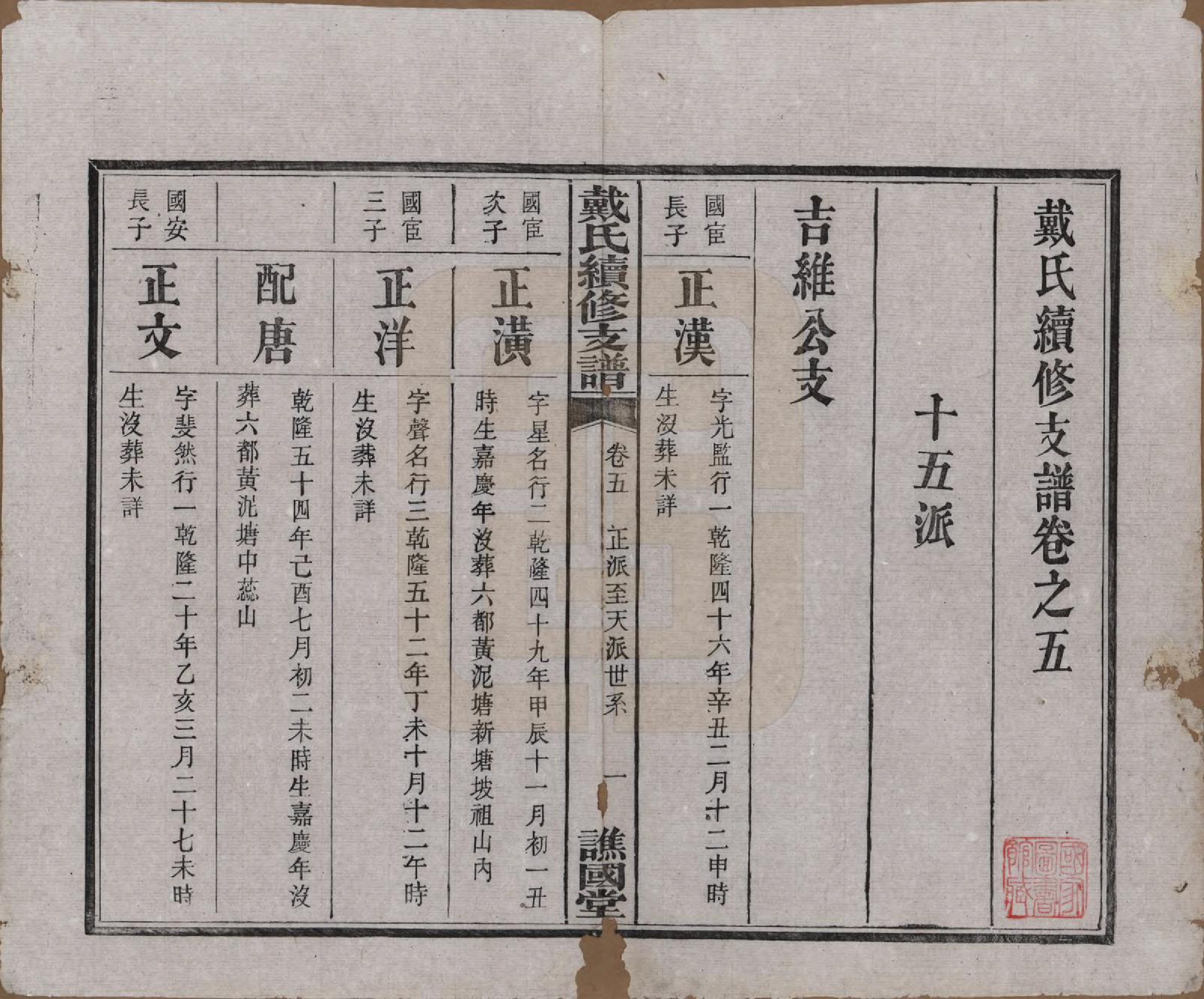 GTJP0261.戴.湖南善邑.善邑黄泥塘戴氏续修支谱.清光绪30年[1905]_005.pdf_第2页