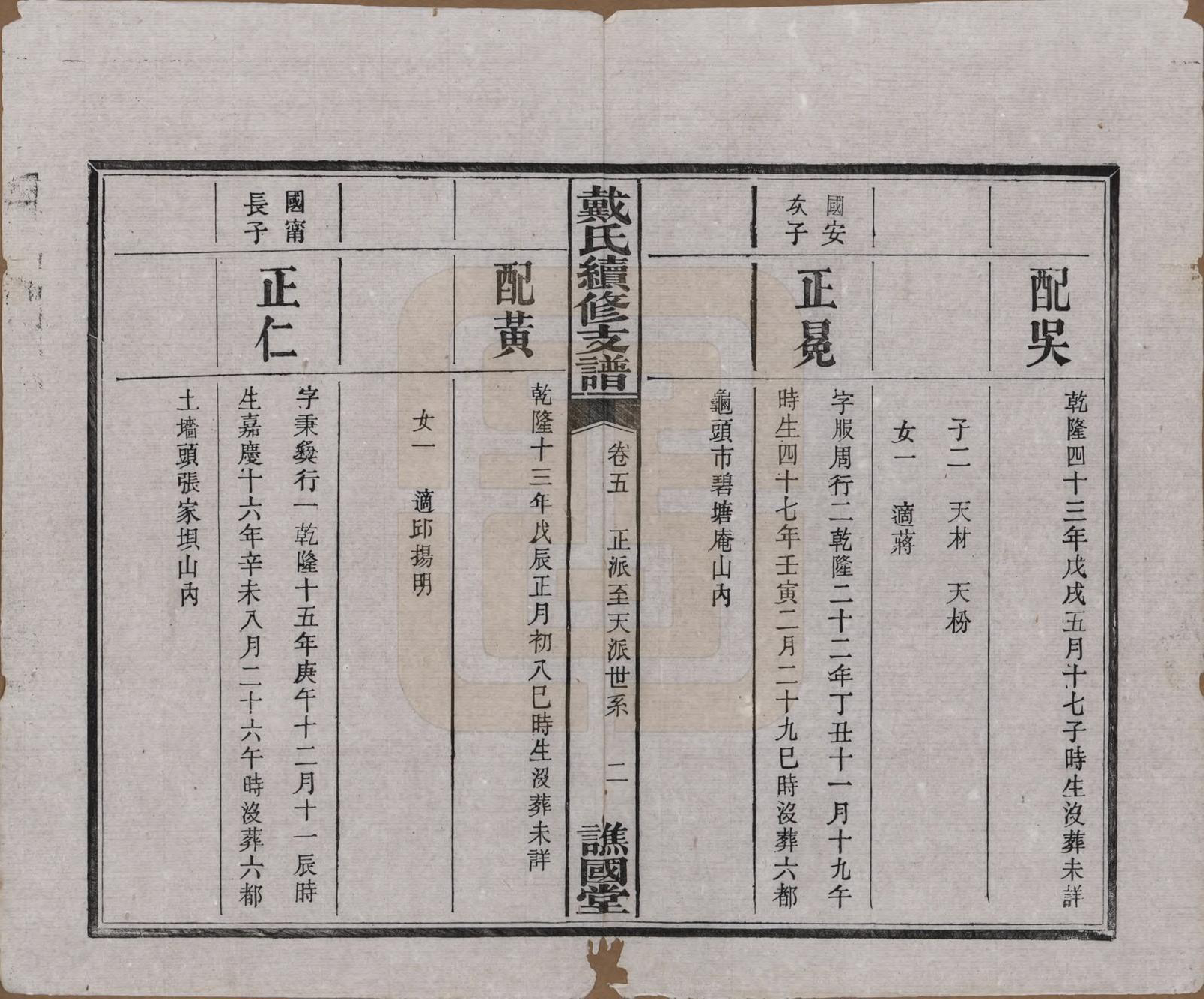 GTJP0261.戴.湖南善邑.善邑黄泥塘戴氏续修支谱.清光绪30年[1905]_005.pdf_第3页