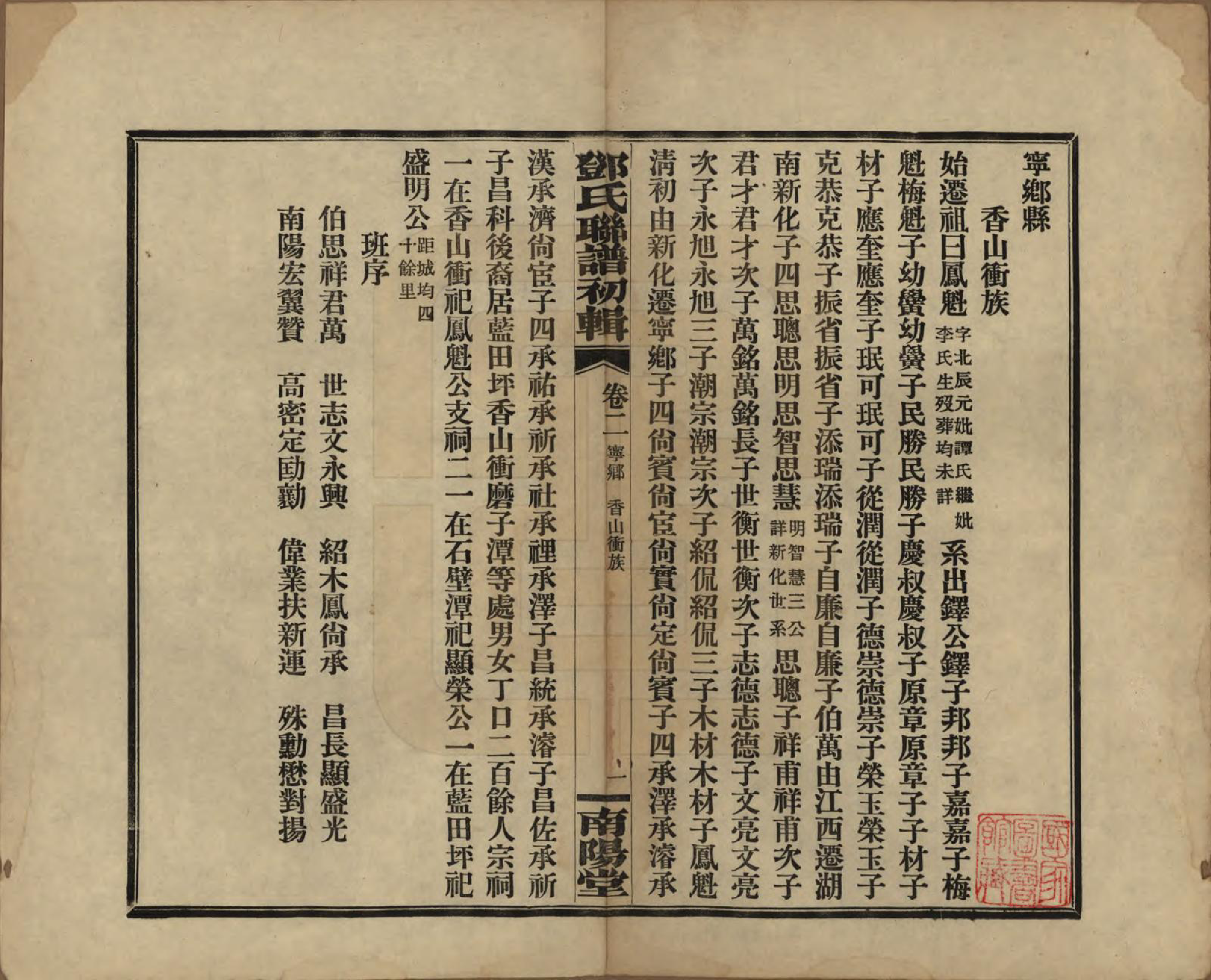 GTJP0272.邓.湖南.邓氏联谱初辑六卷.民国二十三年（1934）_002.pdf_第1页