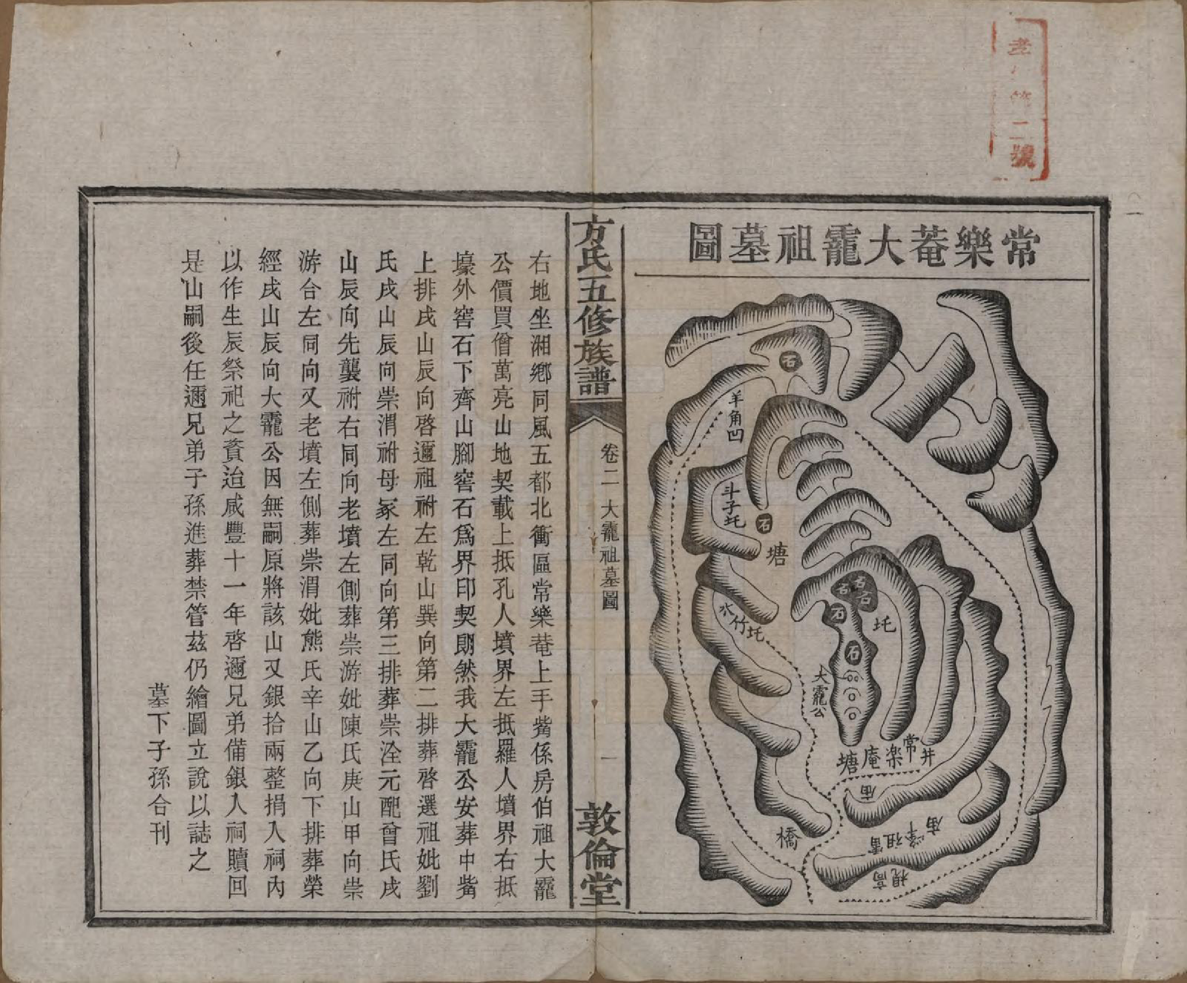 GTJP0329.方.湖南湘潭.方氏族谱二十四卷首一卷.民国十三年（1924）_002.pdf_第2页