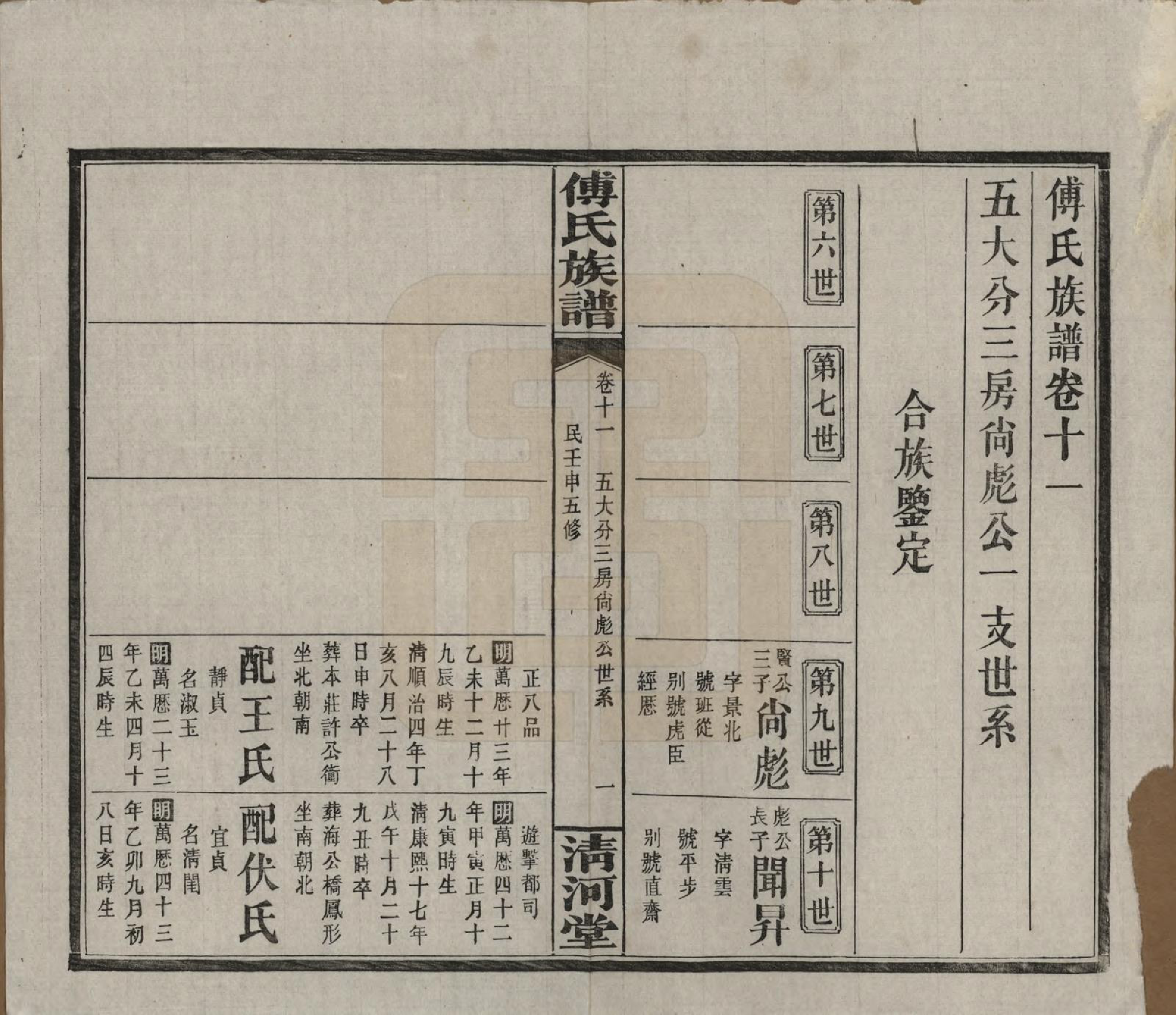 GTJP0363.傅.湖南湘隂.傅氏五修族谱三十五卷卷首三卷.民国二十一年（1932）_011.pdf_第2页