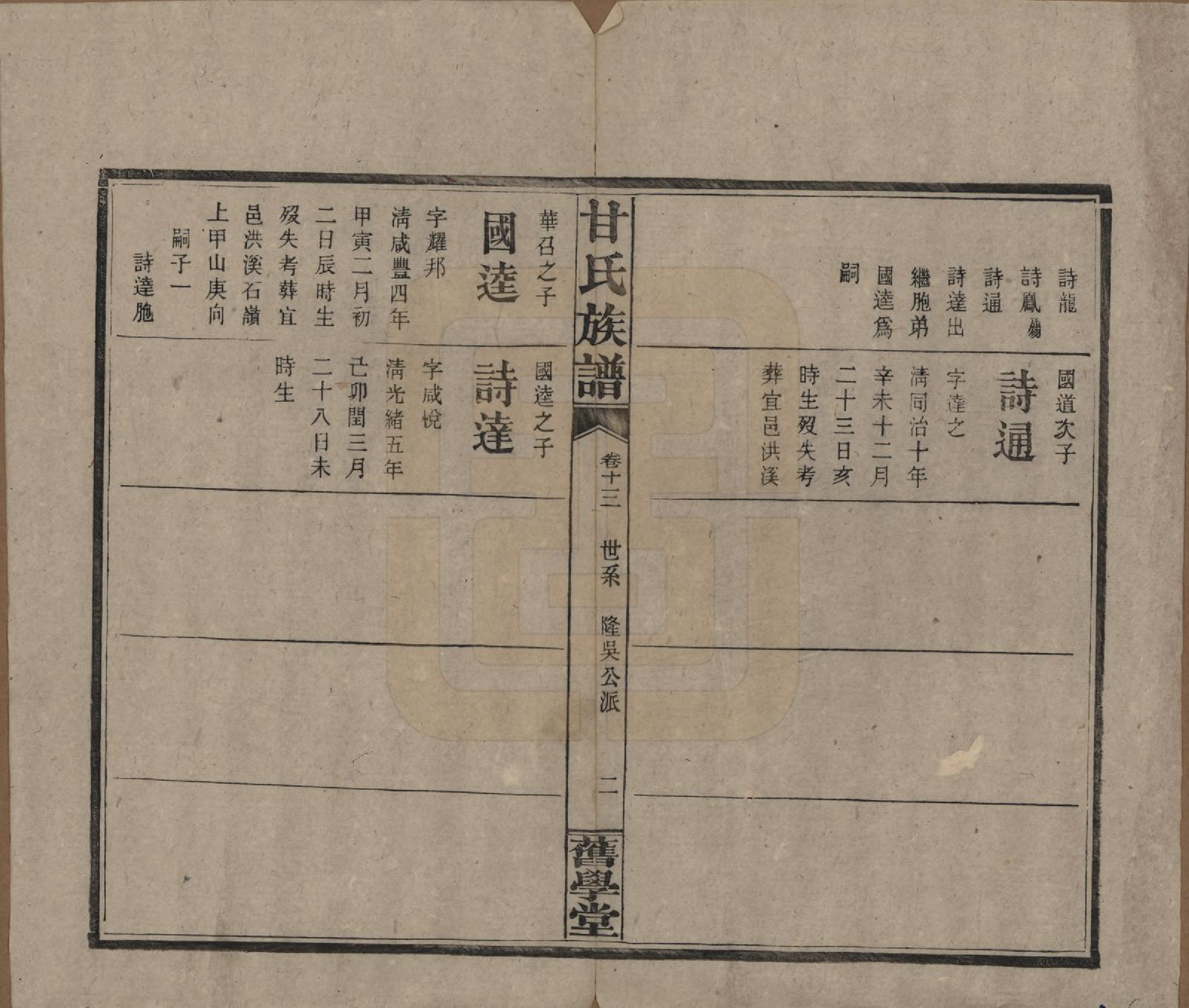 GTJP0371.甘.湖南浏阳.甘氏族谱.民国30年[1941]_013.pdf_第2页