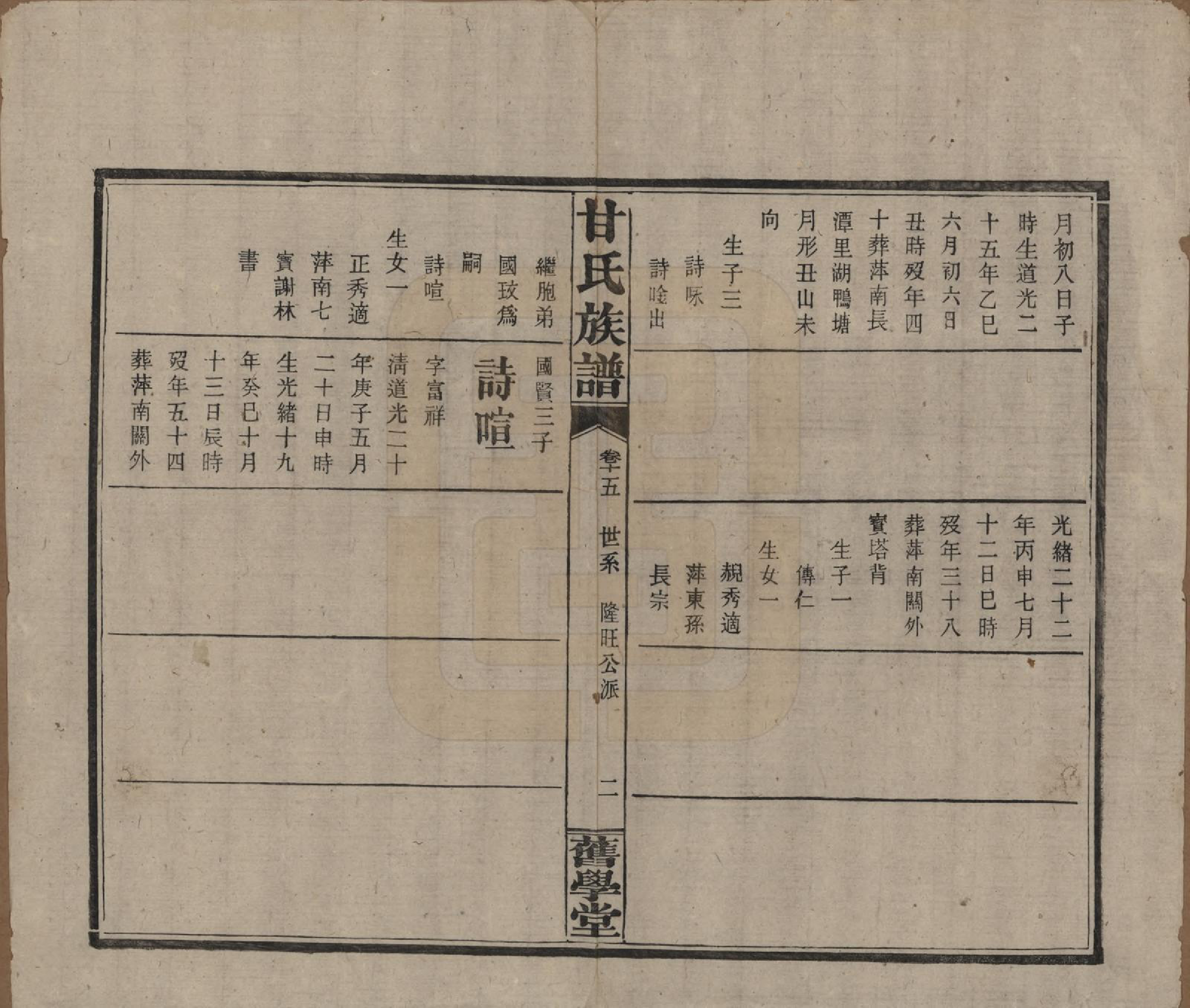 GTJP0371.甘.湖南浏阳.甘氏族谱.民国30年[1941]_015.pdf_第2页