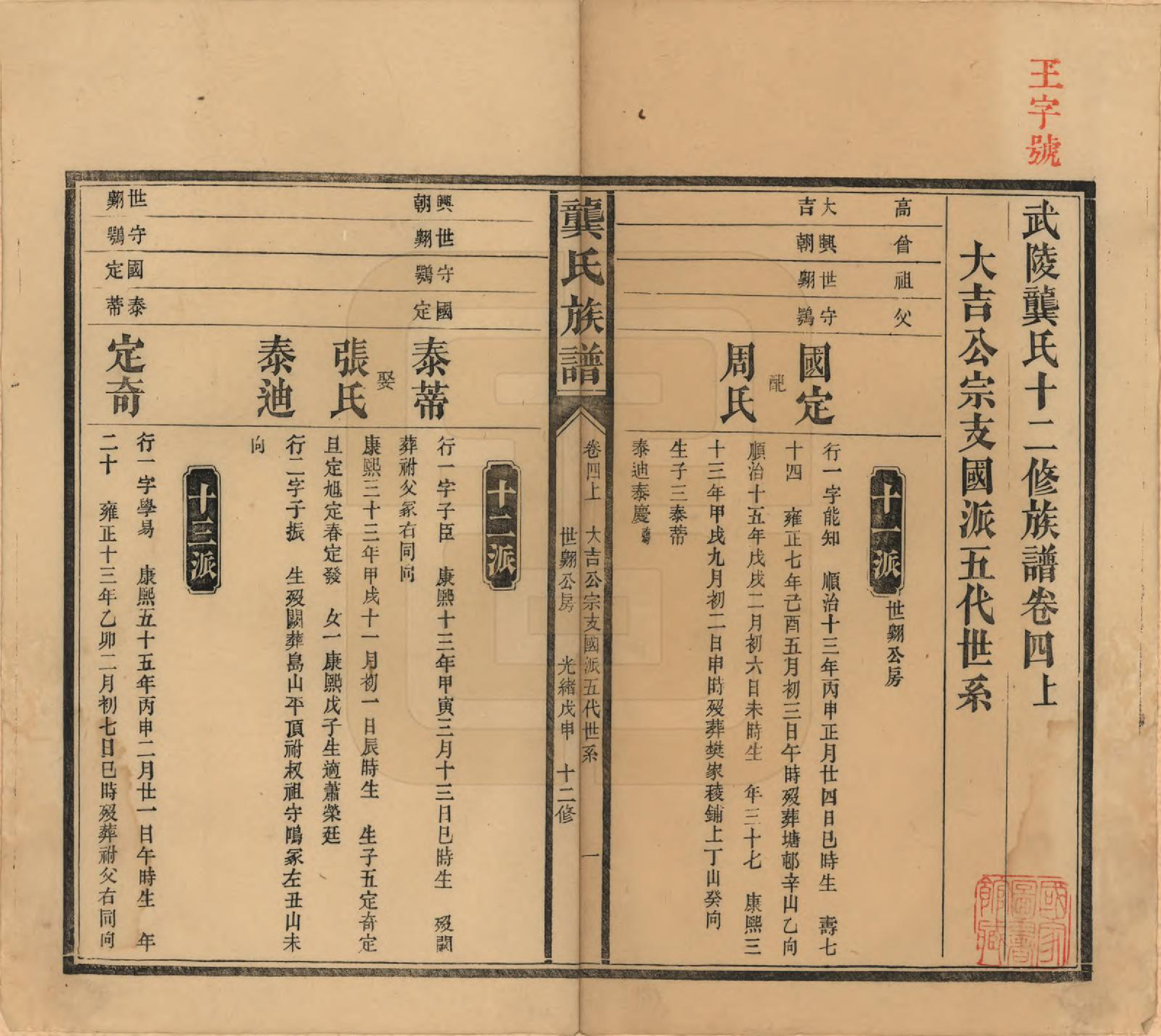 GTJP0414.龚.湖南益阳.武陵龚氏十二修族谱.清光绪34年[1908]_004.pdf_第1页