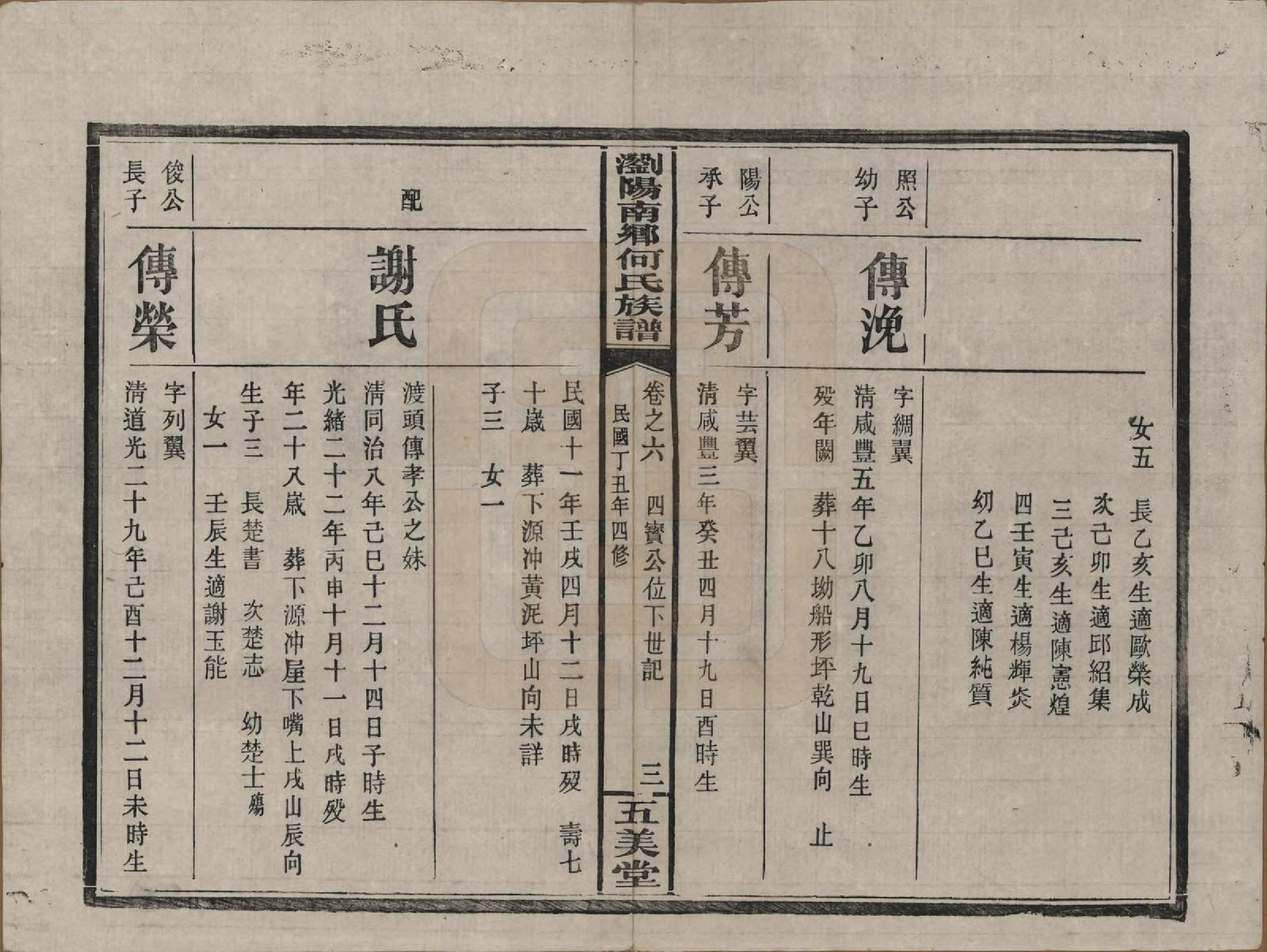 GTJP0474.何.湖南浏阳.浏阳南乡何氏族谱.民国二十六年(1937)_006.pdf_第3页