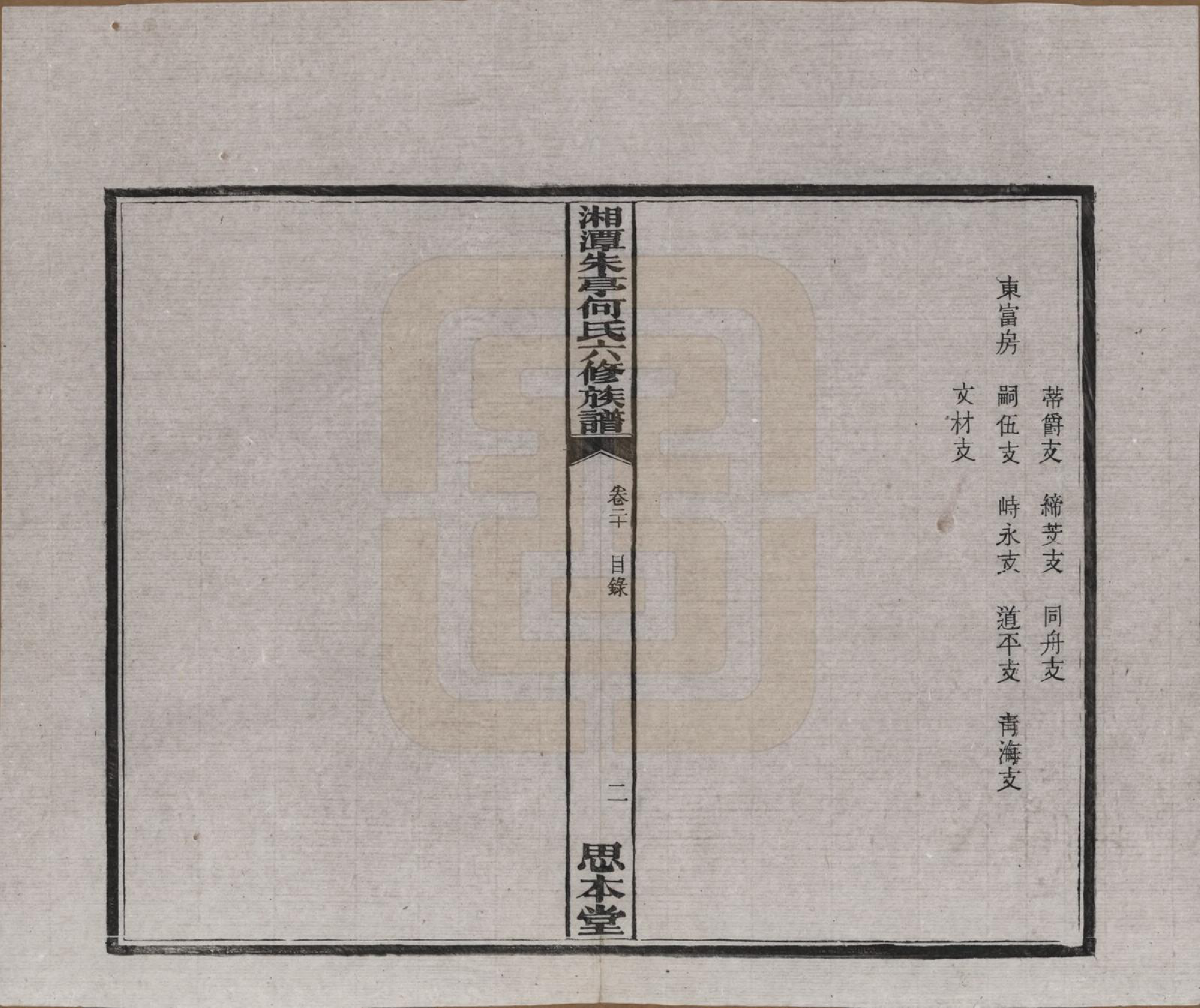 GTJP0476.何.湖南湘潭.湘潭朱亭何氏六修族谱.民国三十六年(1947)_020.pdf_第2页