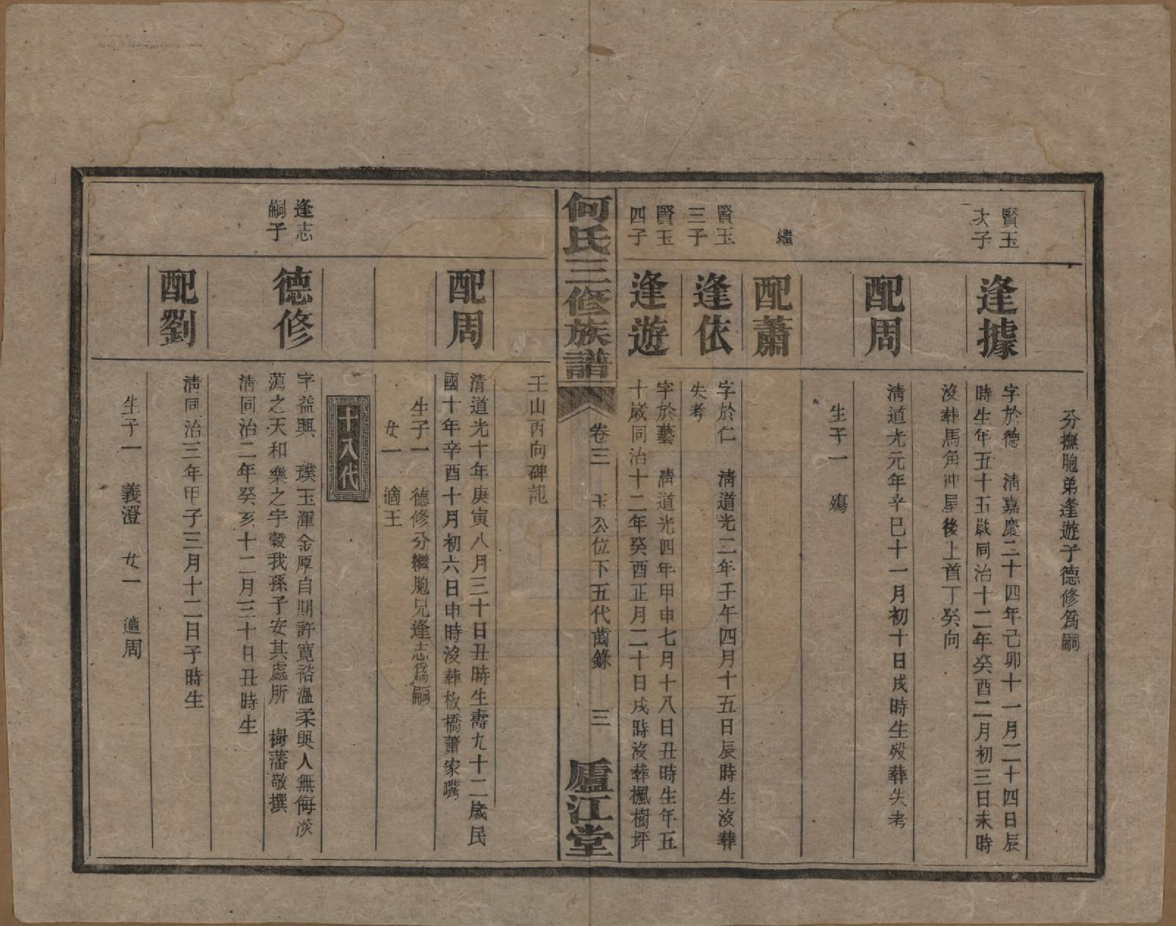 GTJP0481.何.湖南衡阳.七甲何氏三修族谱.民国十七年(1928)_003.pdf_第3页