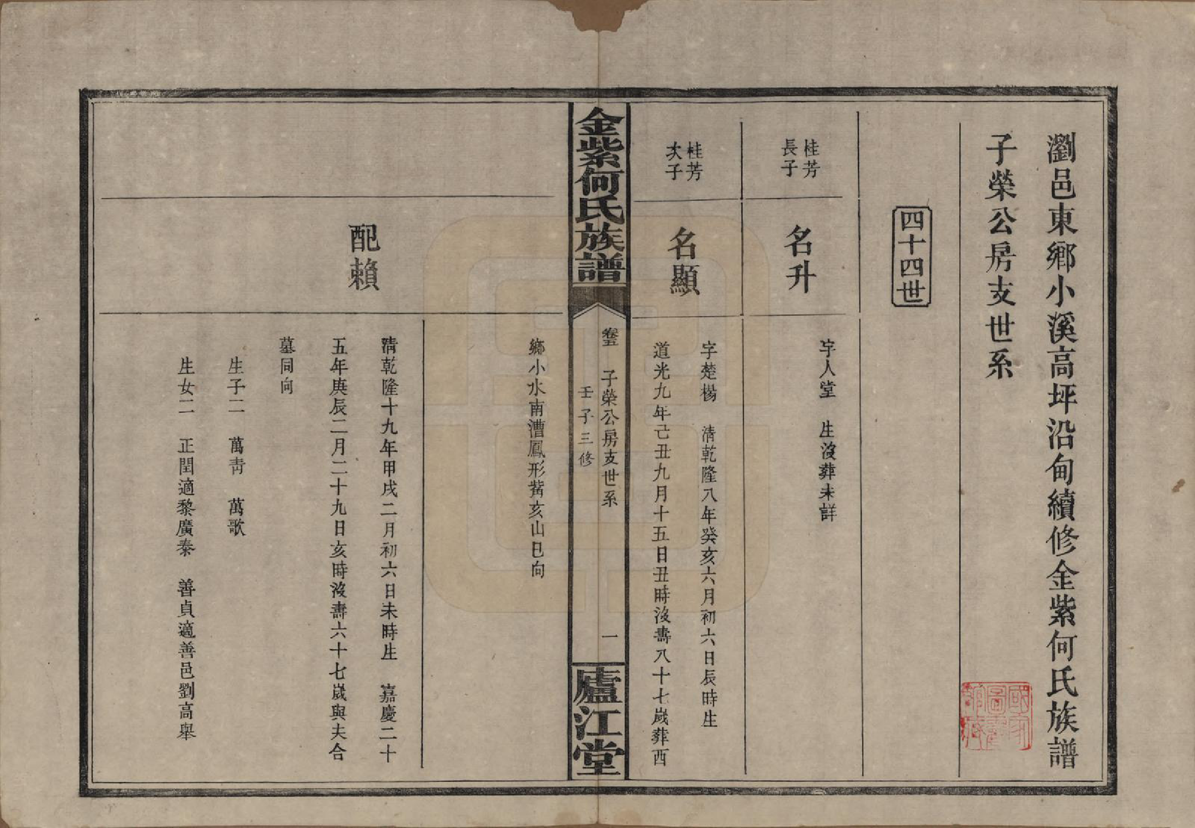 GTJP0484.何.湖南浏阳.金紫何氏族谱.民国元年(1912)_005.pdf_第1页