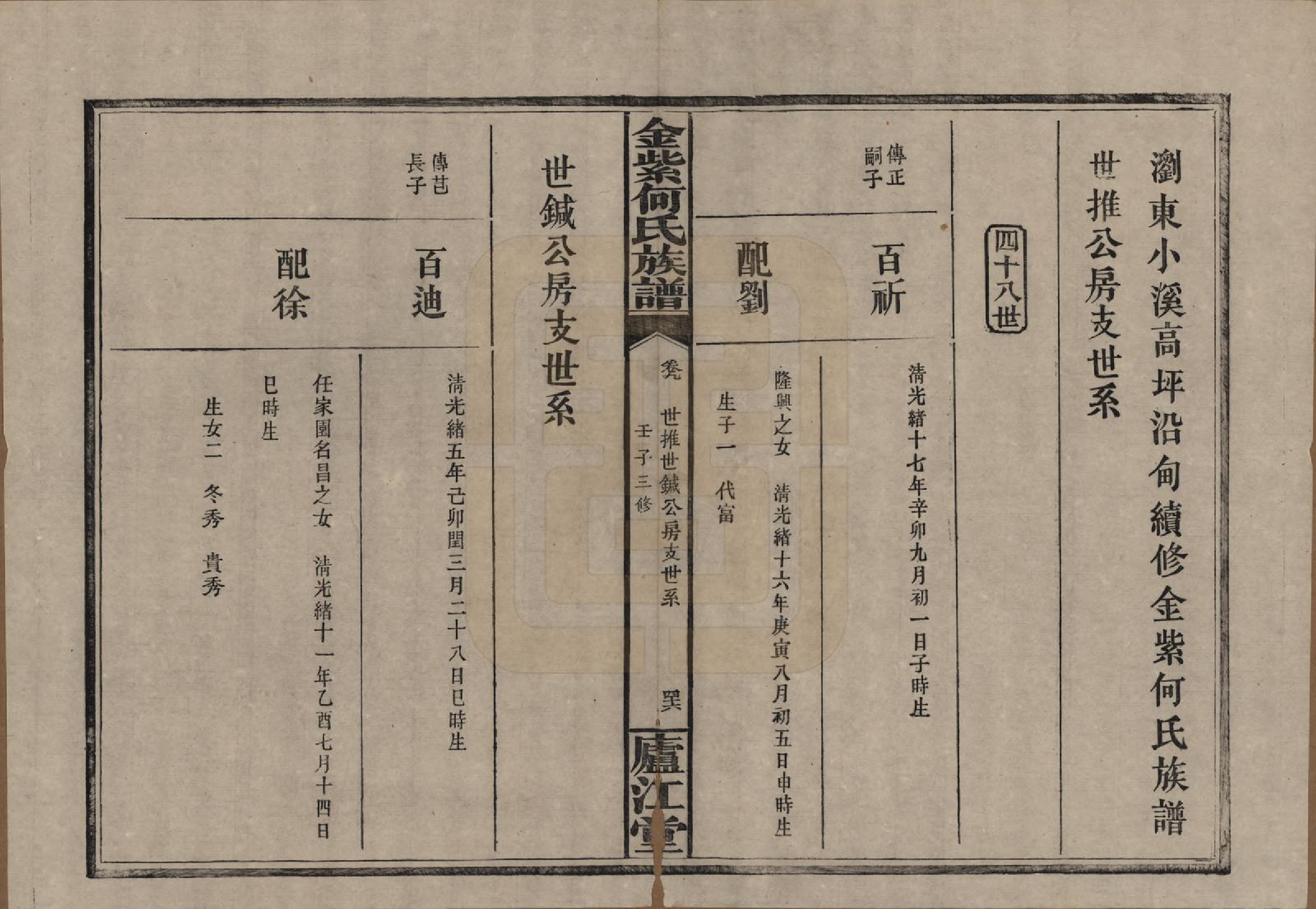 GTJP0484.何.湖南浏阳.金紫何氏族谱.民国元年(1912)_009.pdf_第1页