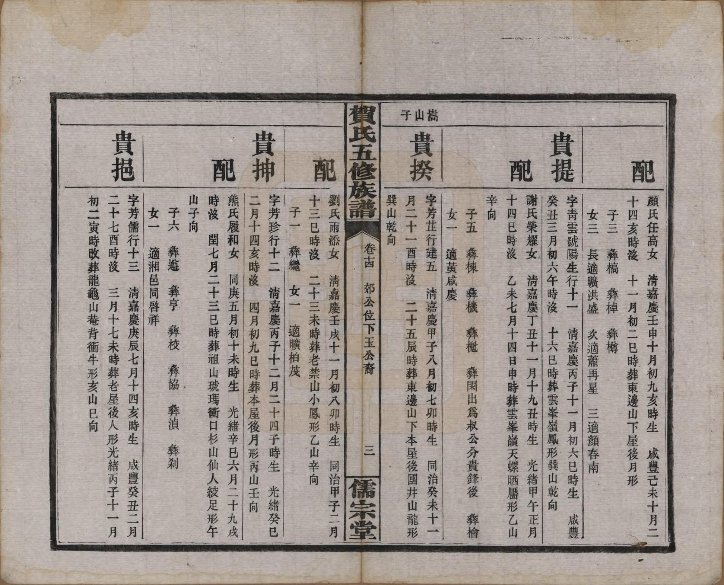 GTJP0497.贺.湖南醴陵.罗田贺氏五修族谱.民国22年(1933)_014.pdf_第3页