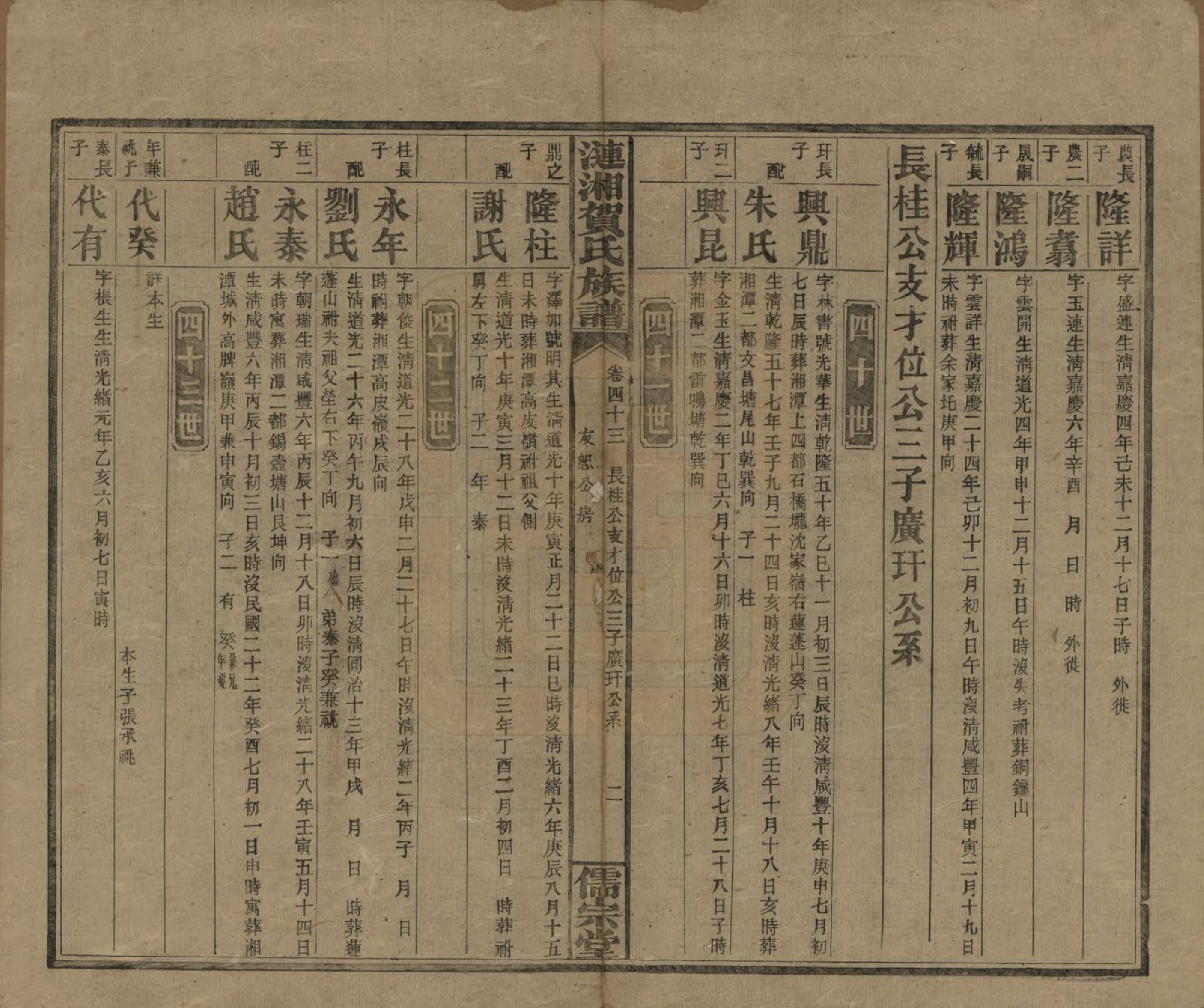 GTJP0498.贺.湖南.涟湘贺氏族谱.民国30年(1941)_043.pdf_第2页