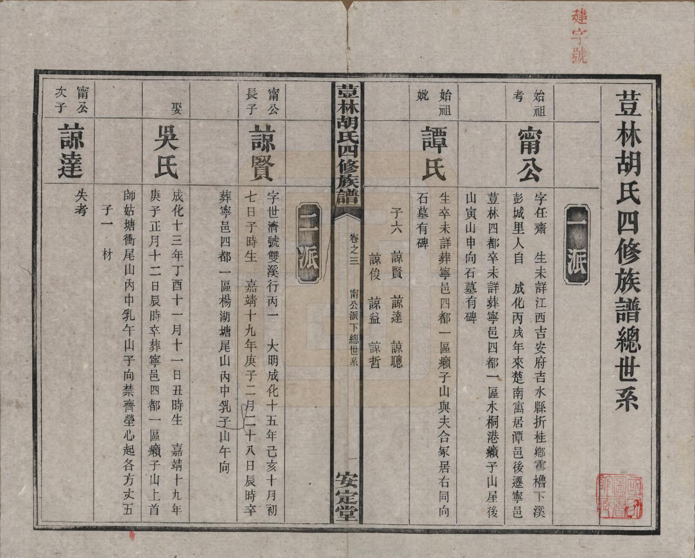 GTJP0518.胡.湖南宁乡.荳林胡氏四修族谱十卷.民国二十四年（1935）_005.pdf_第2页