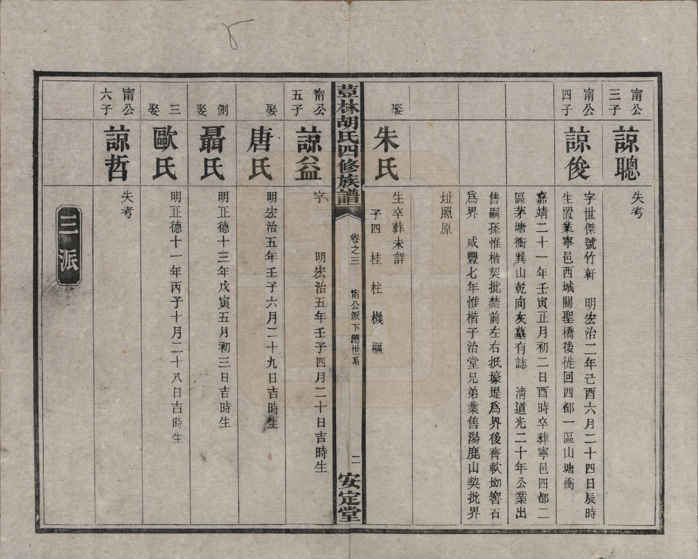 GTJP0518.胡.湖南宁乡.荳林胡氏四修族谱十卷.民国二十四年（1935）_005.pdf_第3页