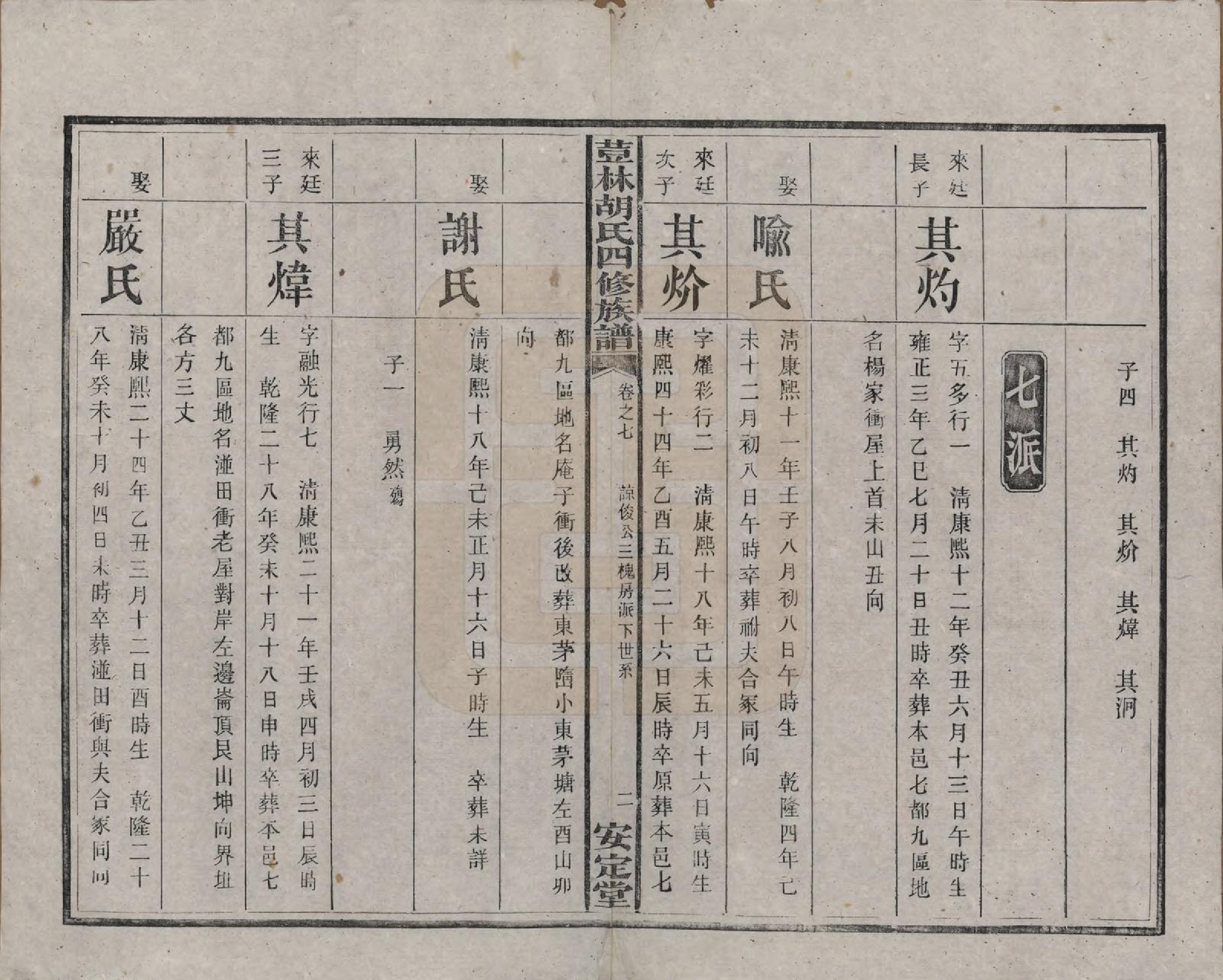 GTJP0518.胡.湖南宁乡.荳林胡氏四修族谱十卷.民国二十四年（1935）_007.pdf_第3页