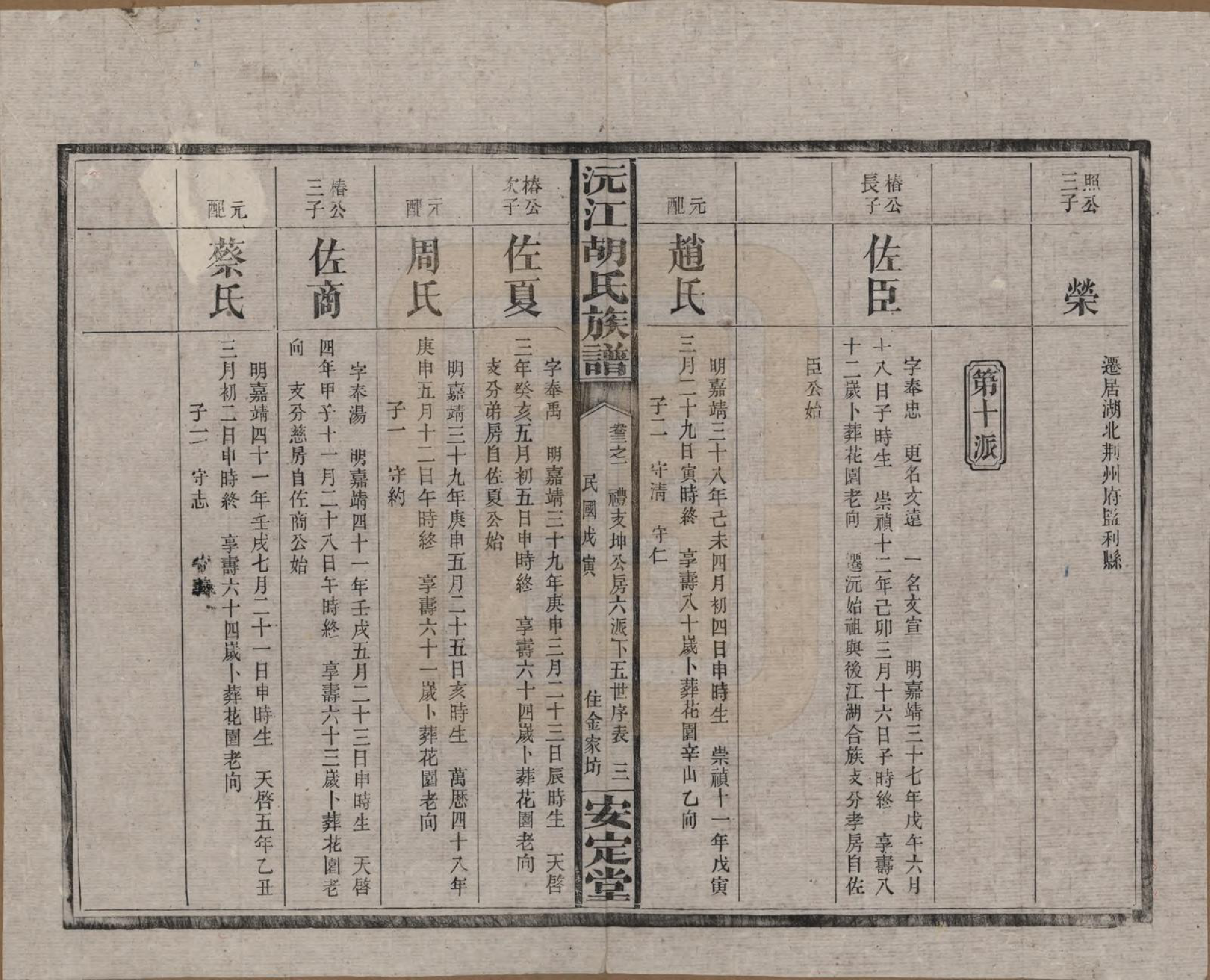 GTJP0522.胡.湖南沅江.沅江胡氏族谱八卷首六卷.民国三十年（1941）_003.pdf_第3页