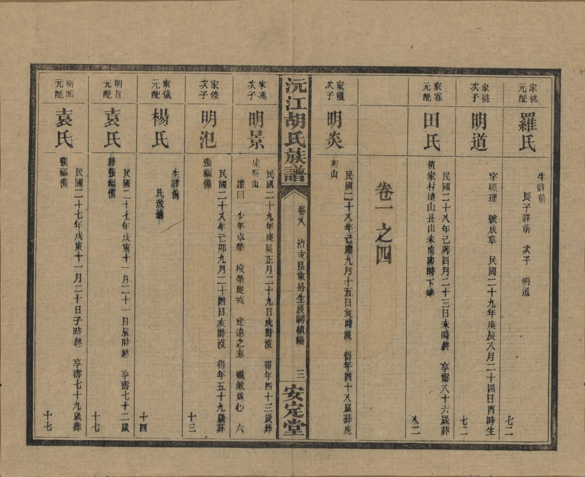 GTJP0522.胡.湖南沅江.沅江胡氏族谱八卷首六卷.民国三十年（1941）_008.pdf_第3页