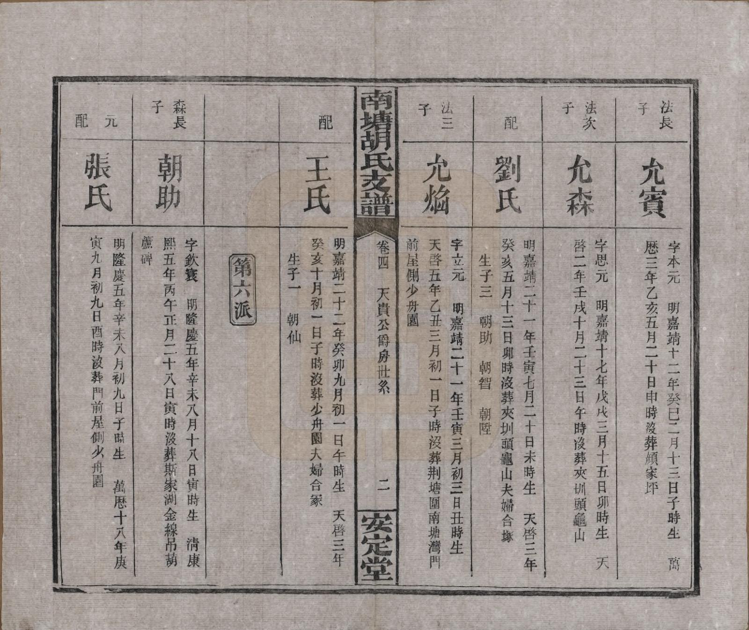 GTJP0525.胡.湖南湘潭.南塘胡氏支谱九卷.民国三十一年[1942]_004.pdf_第2页