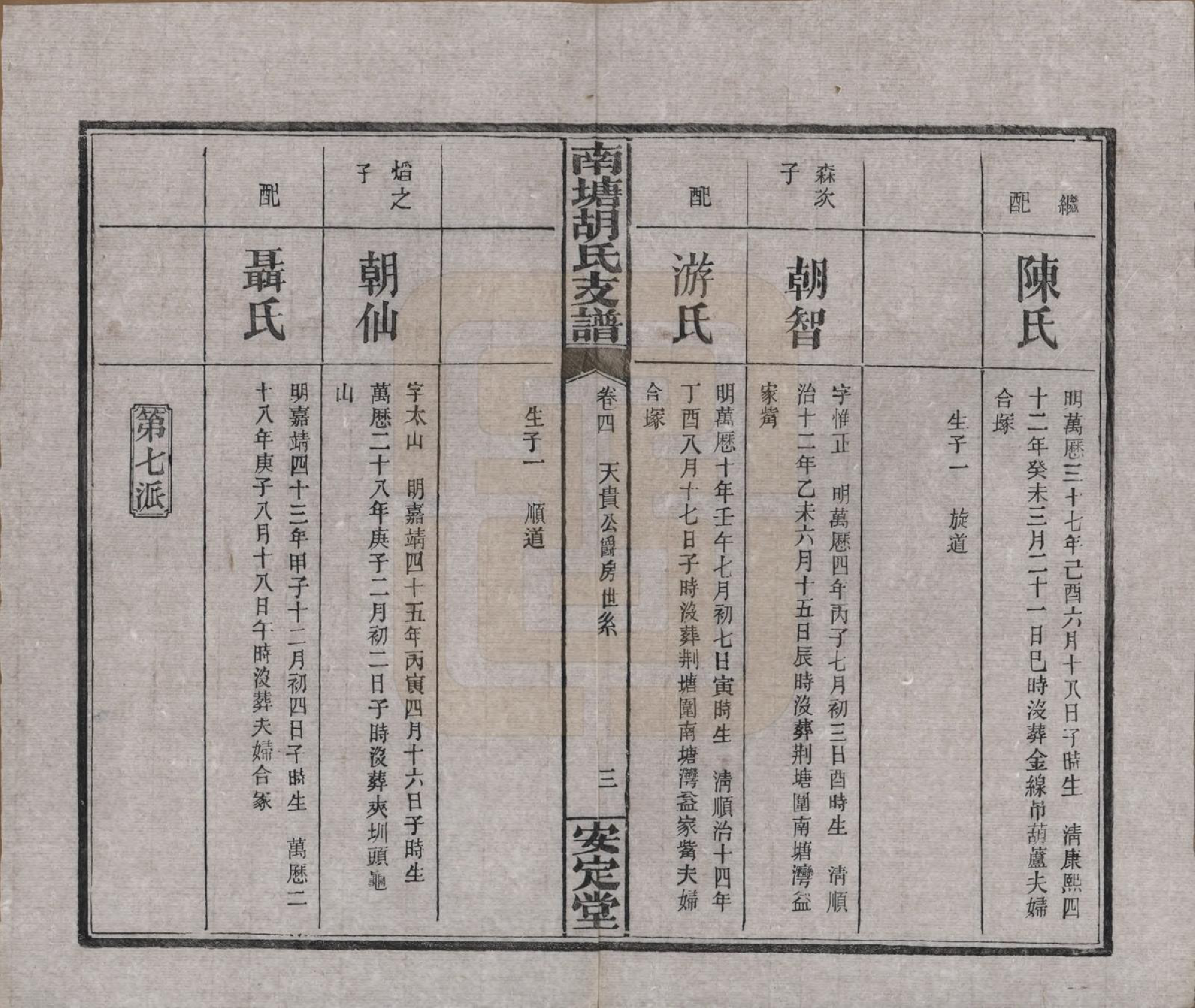 GTJP0525.胡.湖南湘潭.南塘胡氏支谱九卷.民国三十一年[1942]_004.pdf_第3页