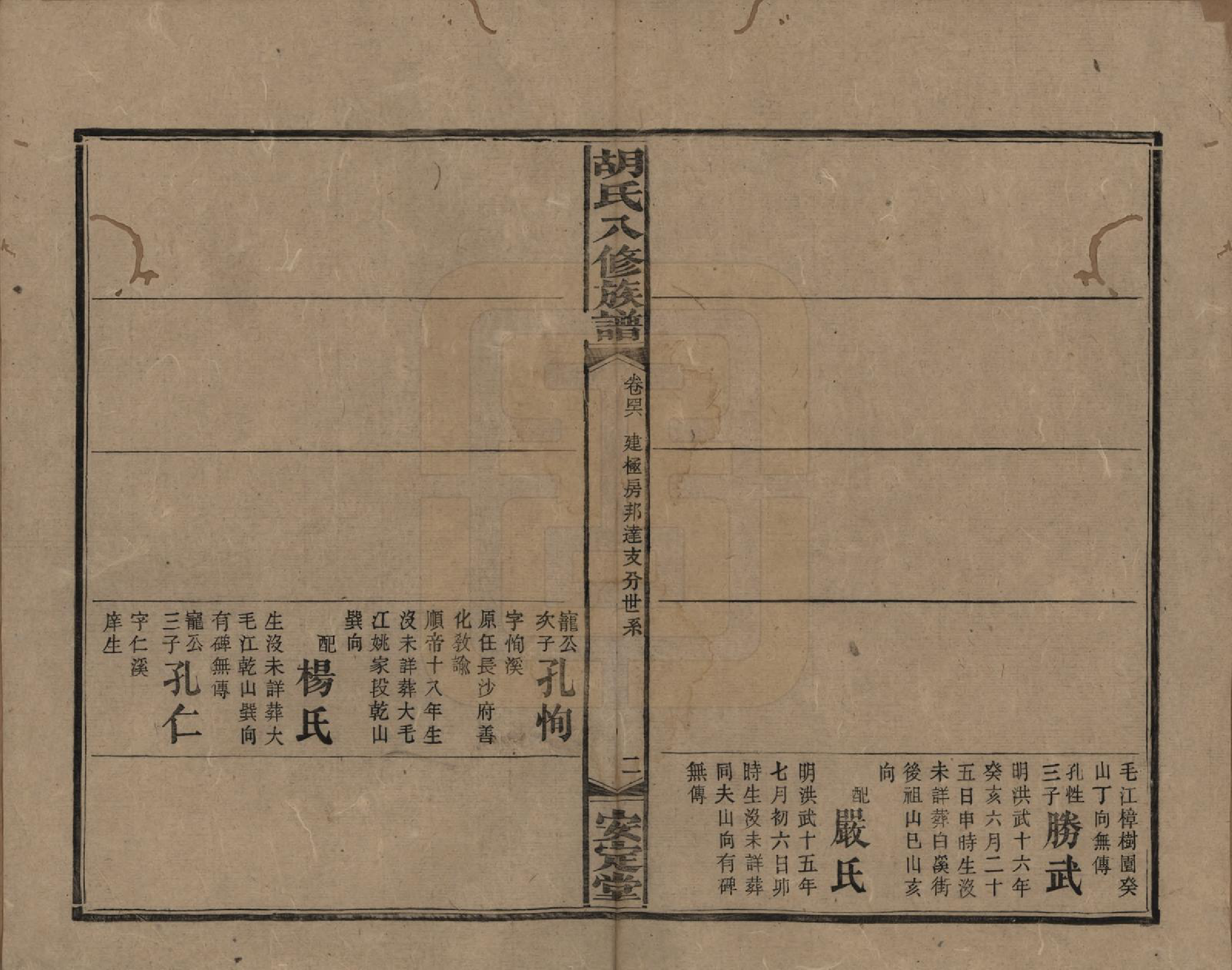 GTJP0533.胡.湖南新化等.胡氏八修族谱四十六卷卷首三卷.清光绪三十二年（1906）_046.pdf_第2页