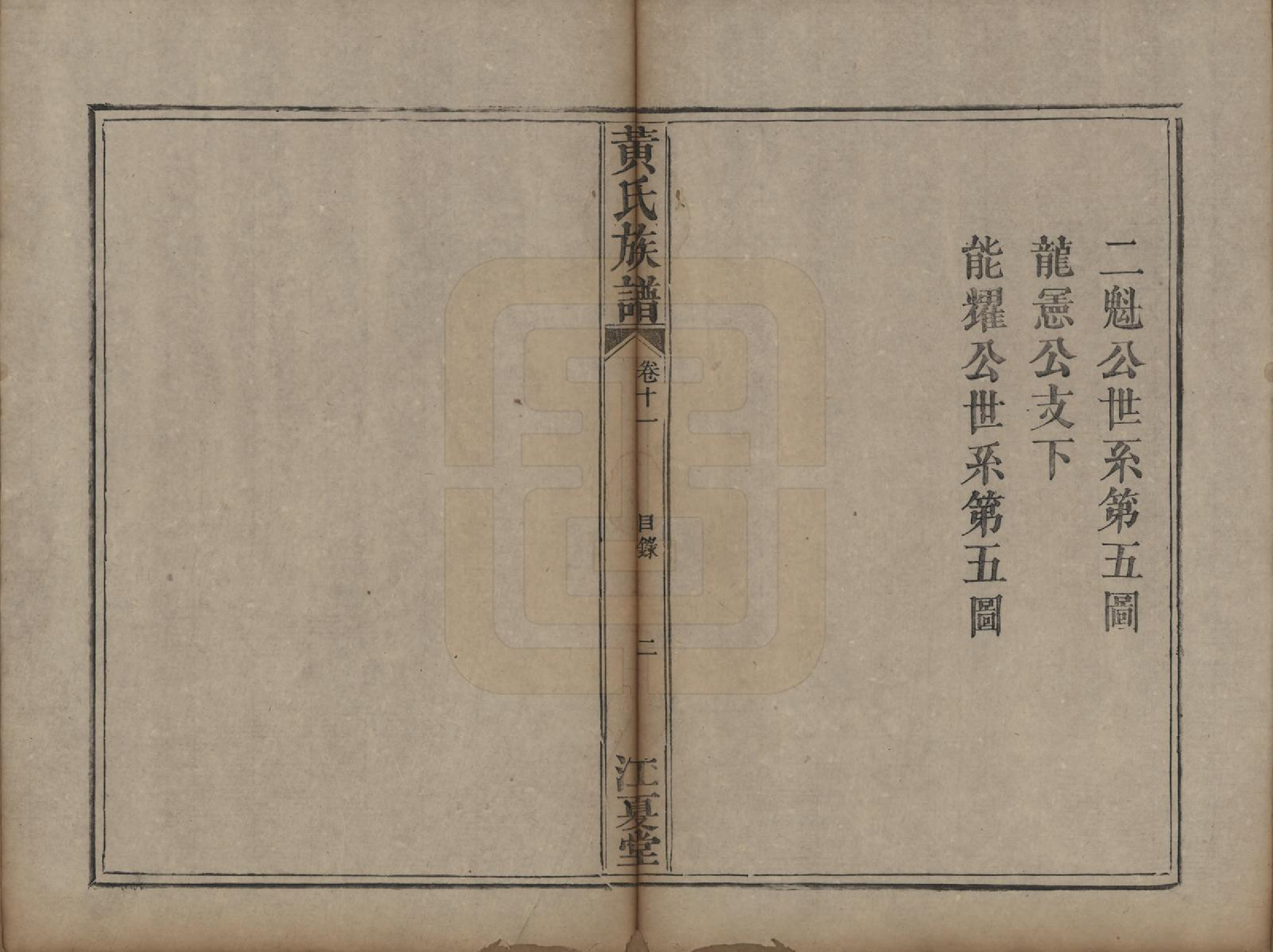 GTJP0570.黄.福建漳州、湖南浏阳.黄氏族谱.道光22年（1842）_011.pdf_第2页