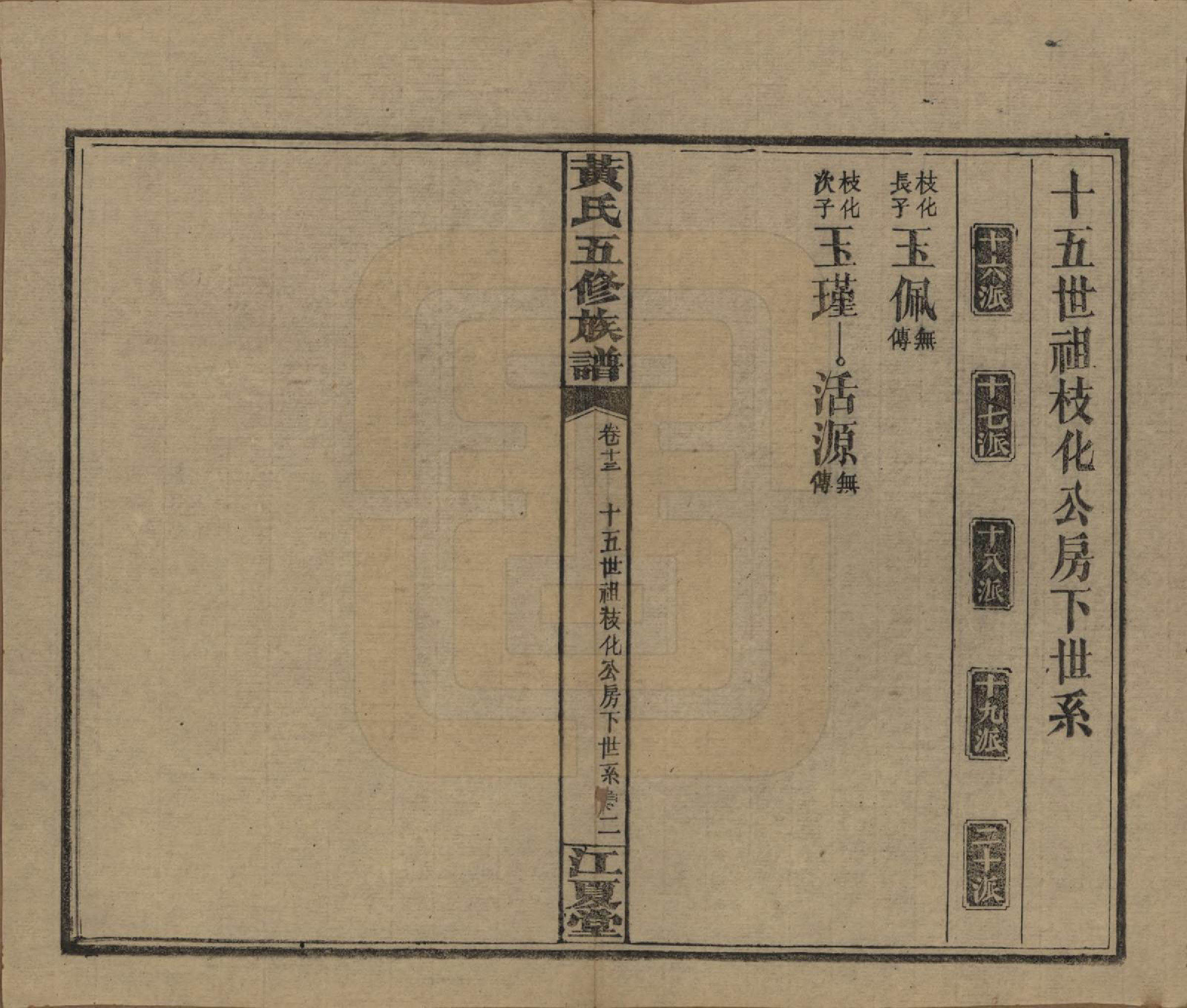 GTJP0588.黄.湖南沅江.黄氏五修族谱十八卷.民国三十六年（1947）_013.pdf_第2页