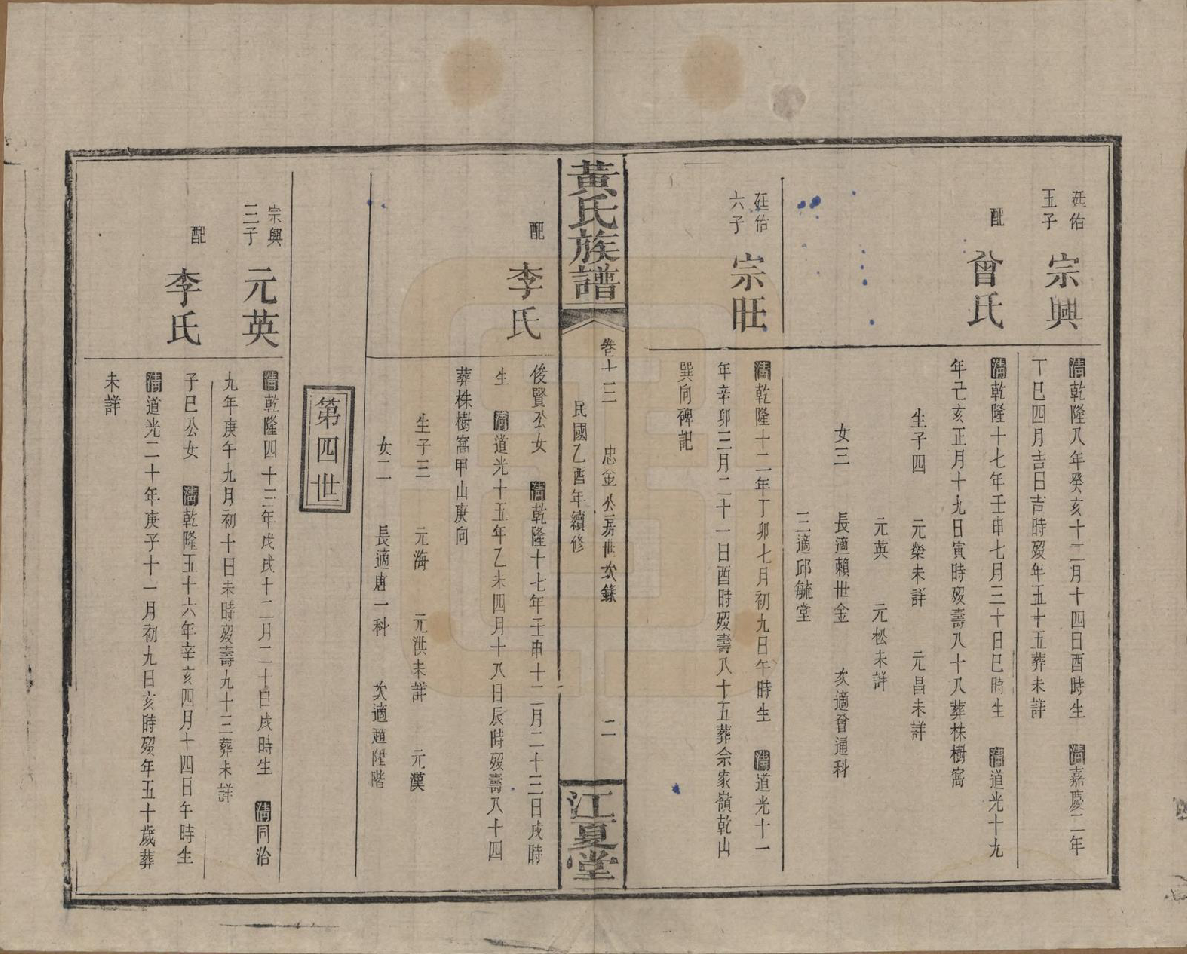 GTJP0593.黄.湖南浏阳.黄氏族谱七十二卷卷首一卷.民国三十四年（1945）_013.pdf_第2页