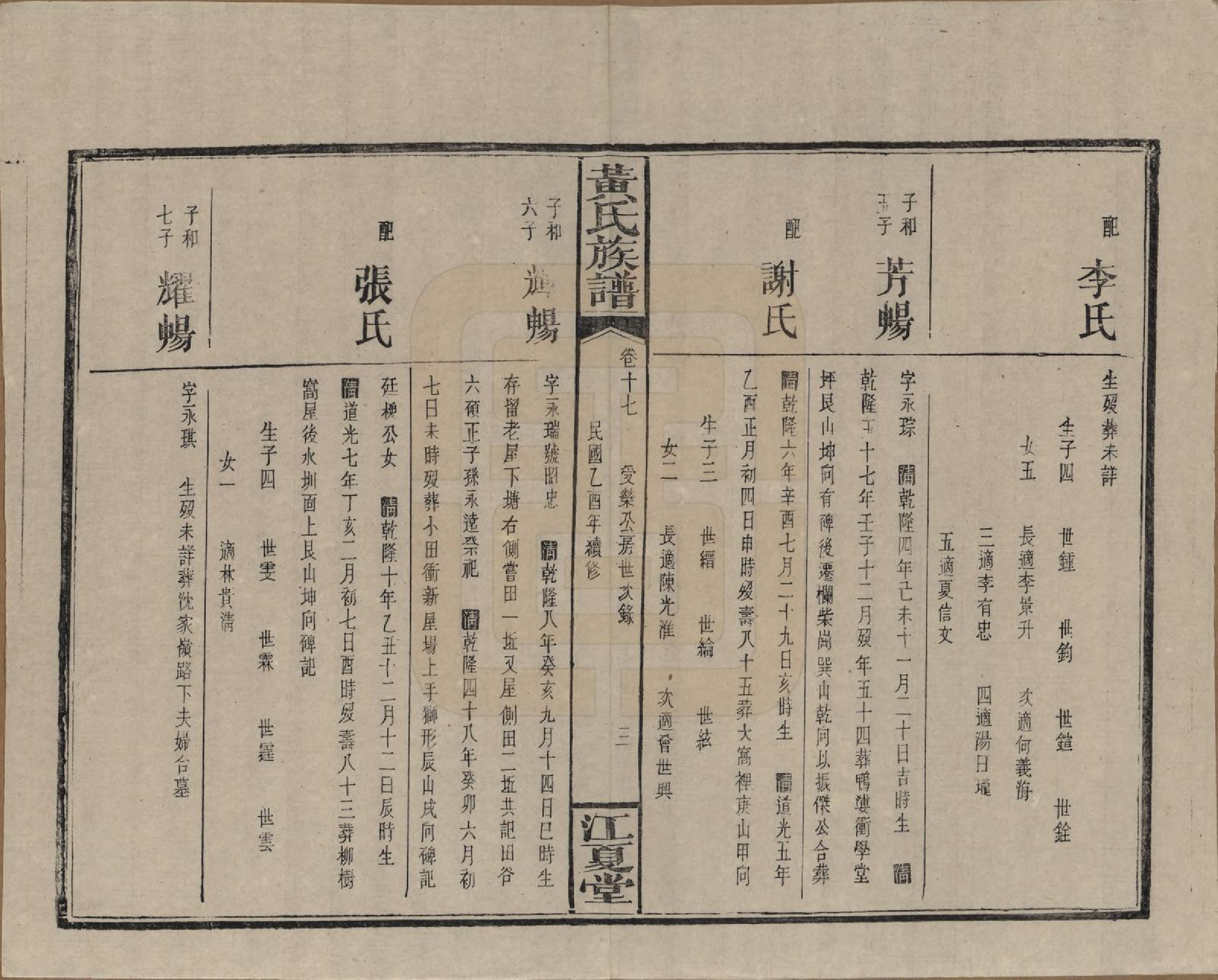 GTJP0593.黄.湖南浏阳.黄氏族谱七十二卷卷首一卷.民国三十四年（1945）_017.pdf_第3页